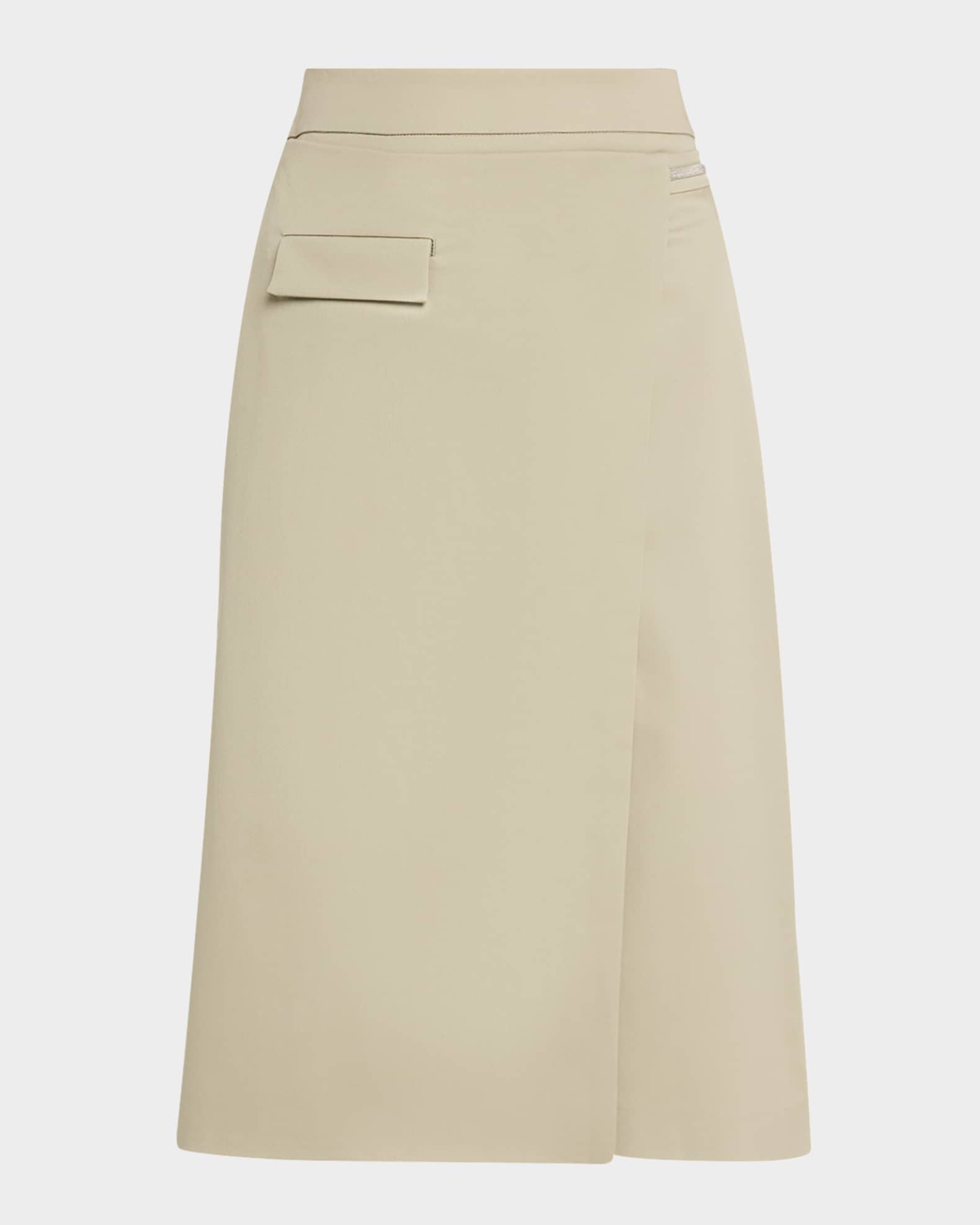 Wrap midi skirt 9mm outlet