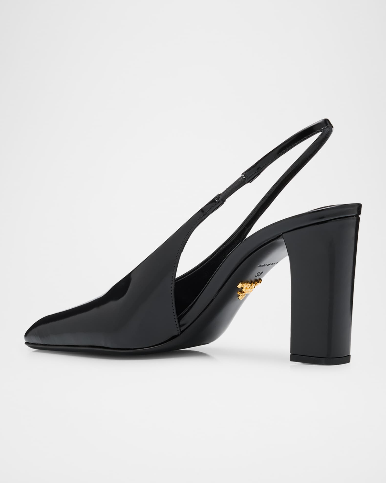 Prada Modellerie Leather Slingback Pumps | Neiman Marcus