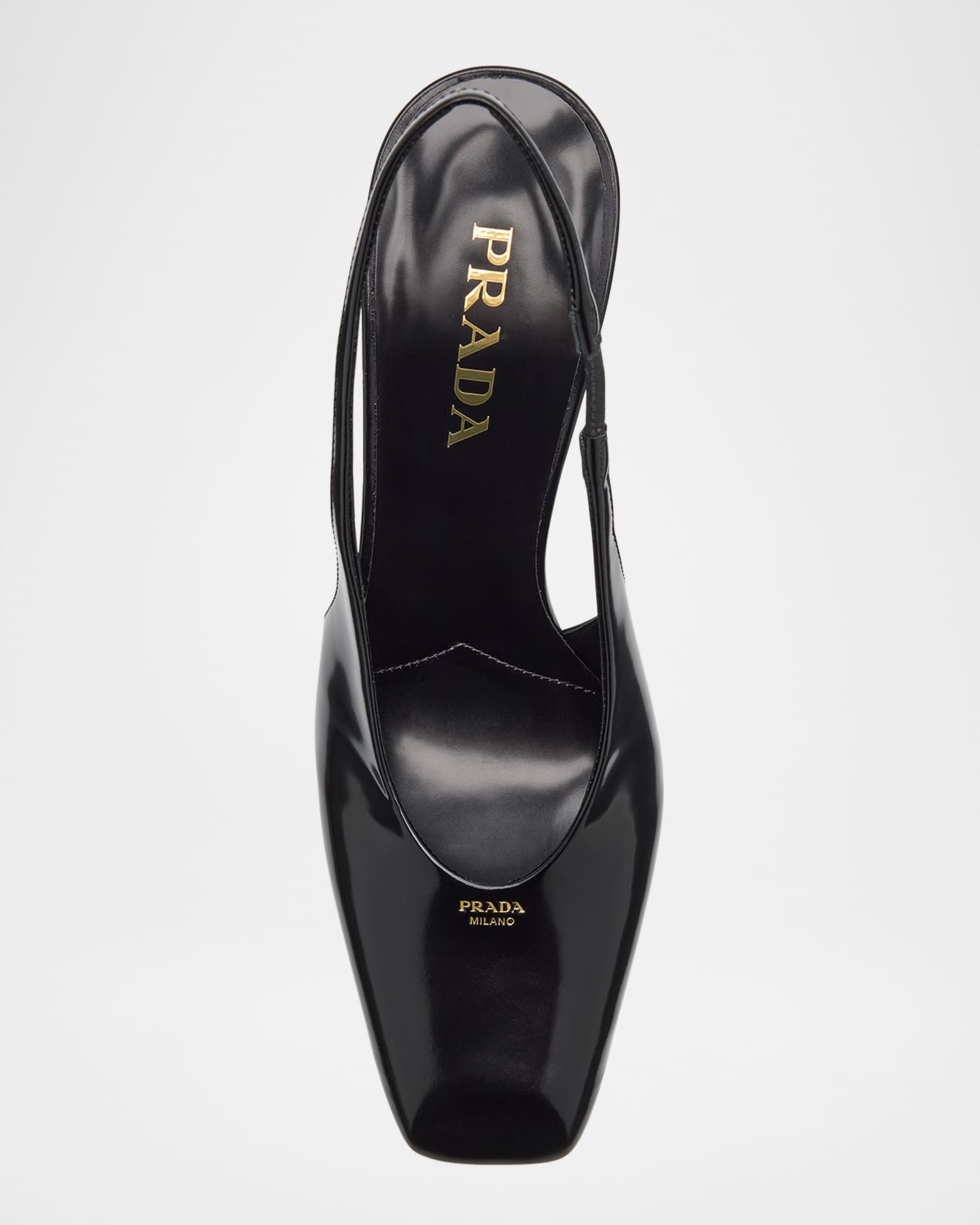 Modellerie Leather Slingback Pumps
