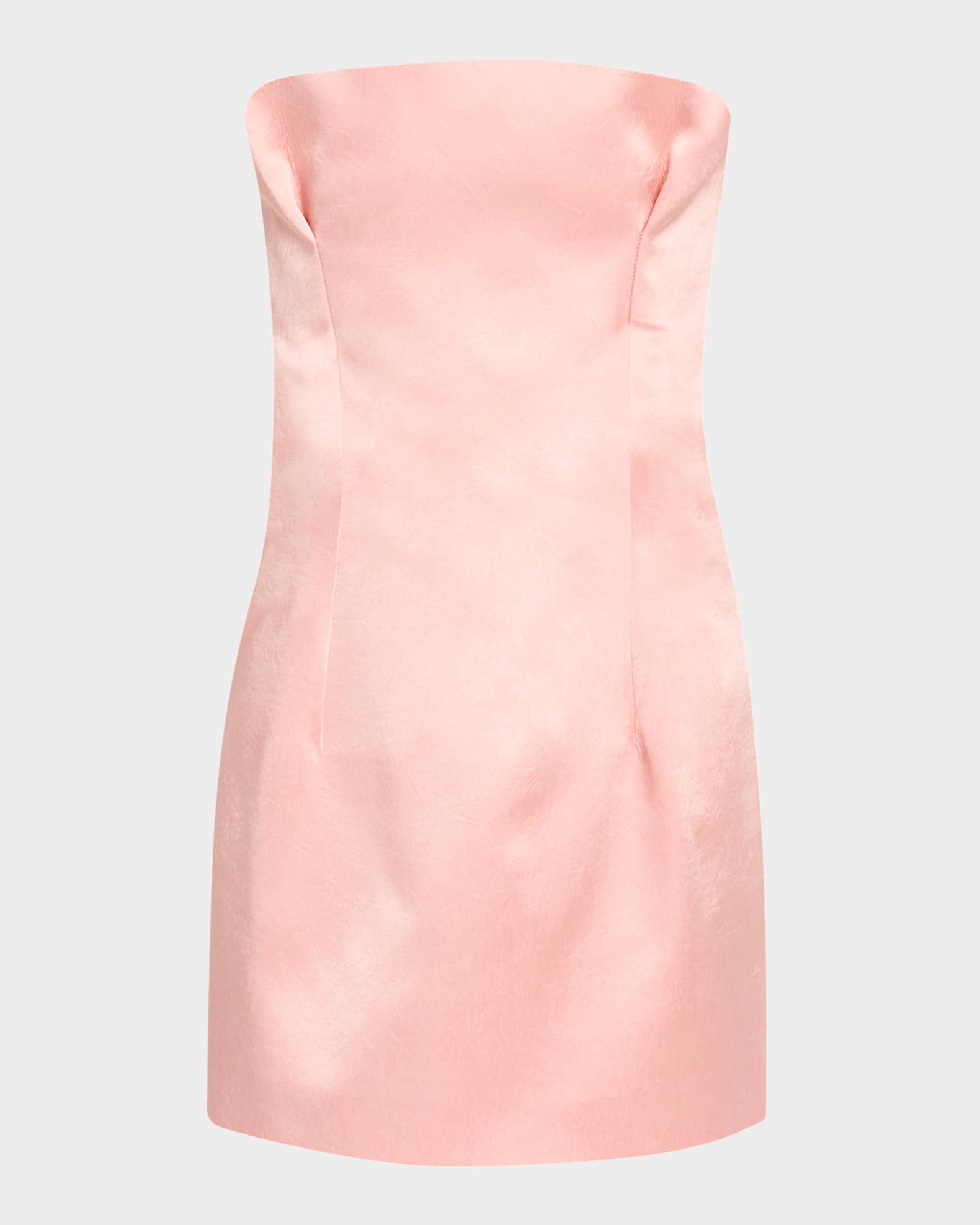 Philosophy Di Lorenzo Serafini Strapless Pleats Mini Dress, Pink, Women's, 4, Cocktail & Party Wedding Guest Dresses Strapless Dresses