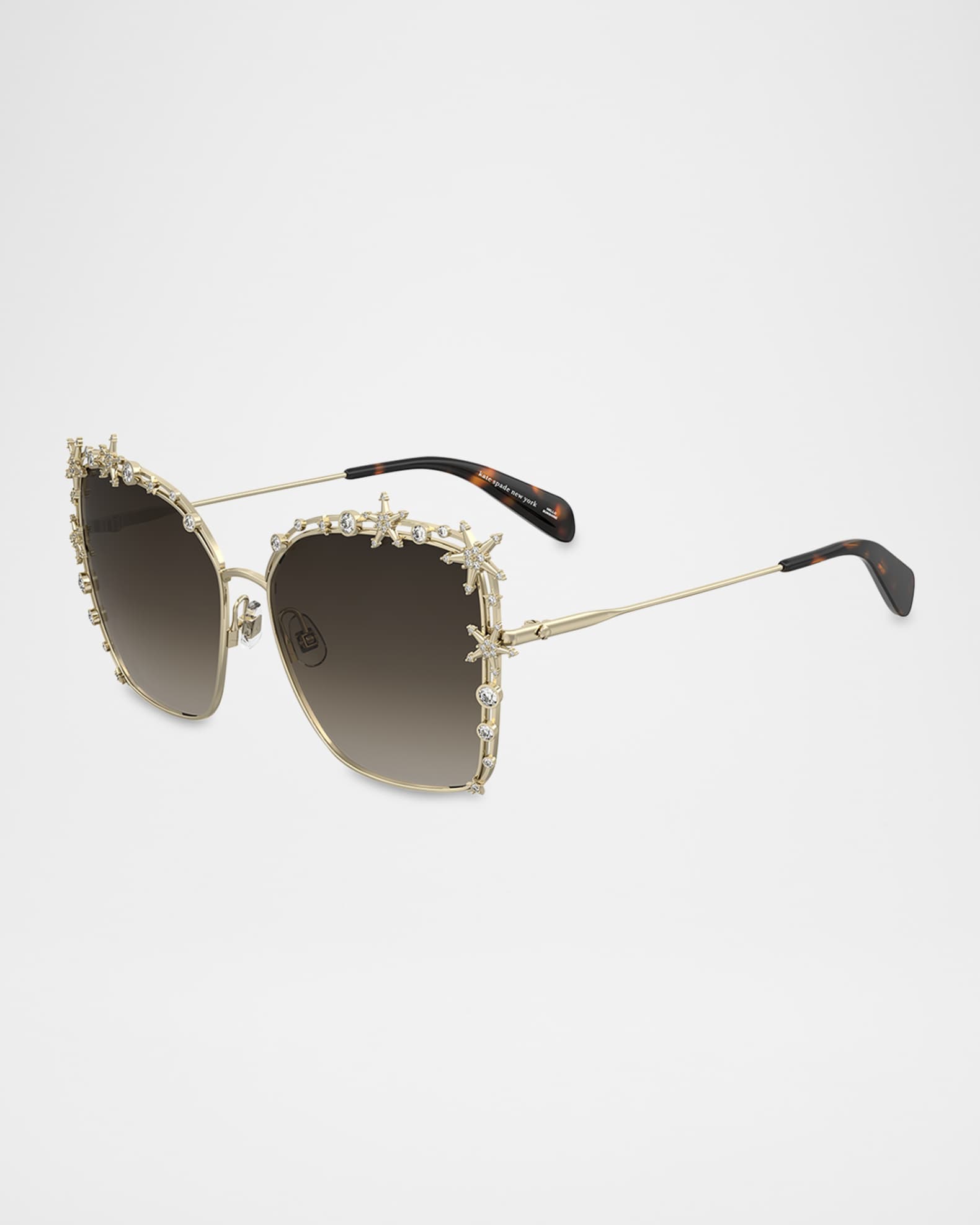 astrid star embellished square sunglasses 0
