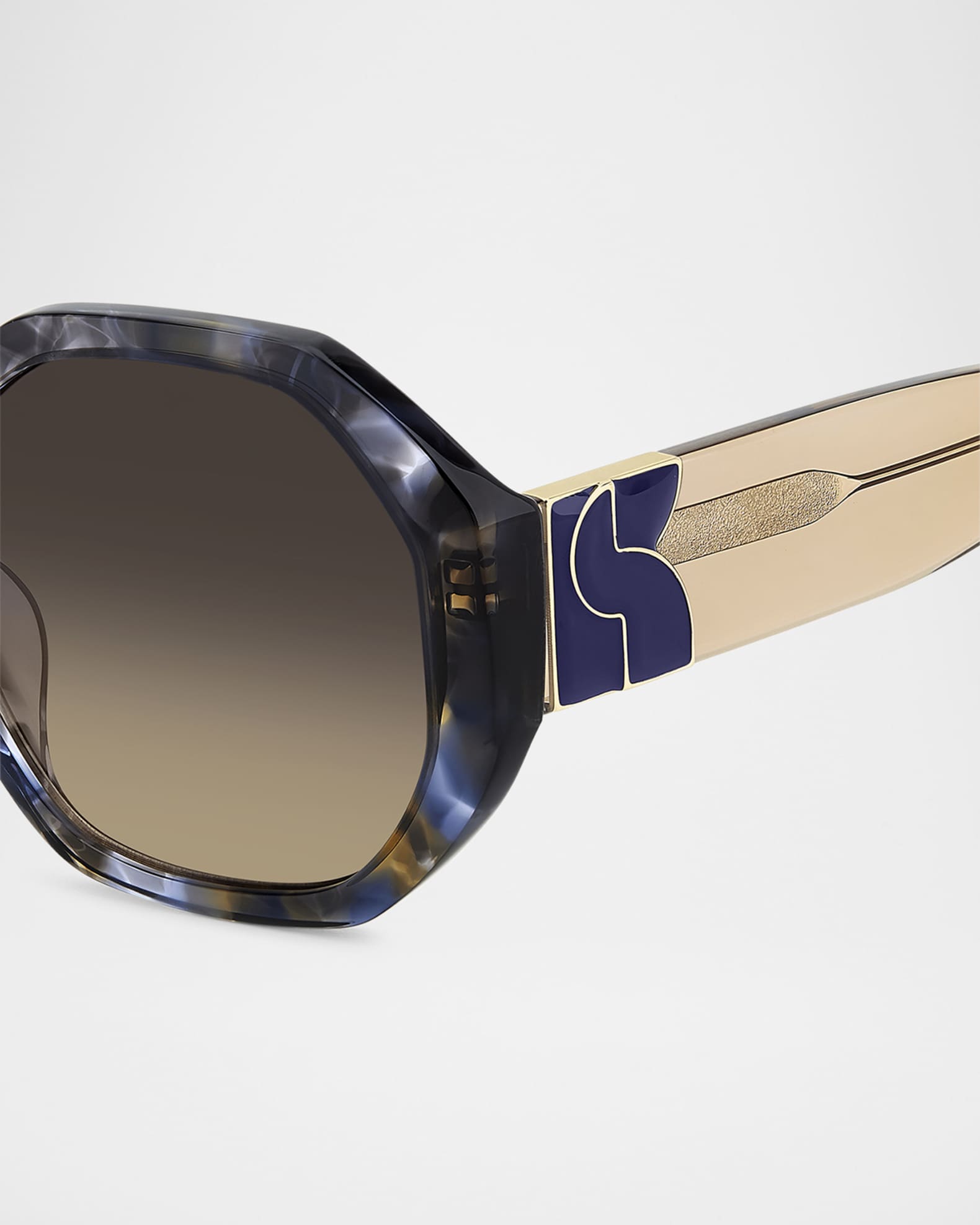 flynnie geometric acetate sunglasses 1