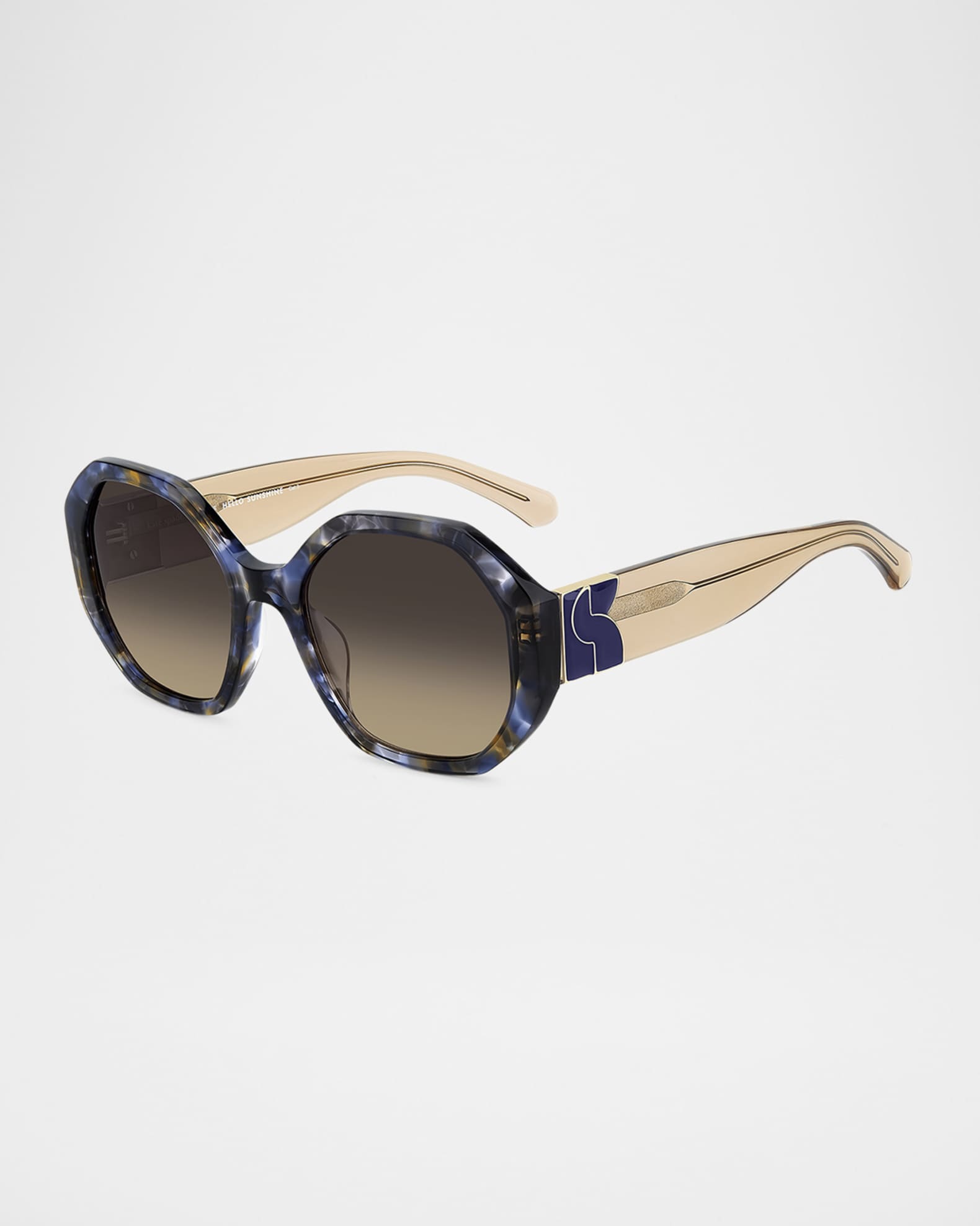 flynnie geometric acetate sunglasses 0