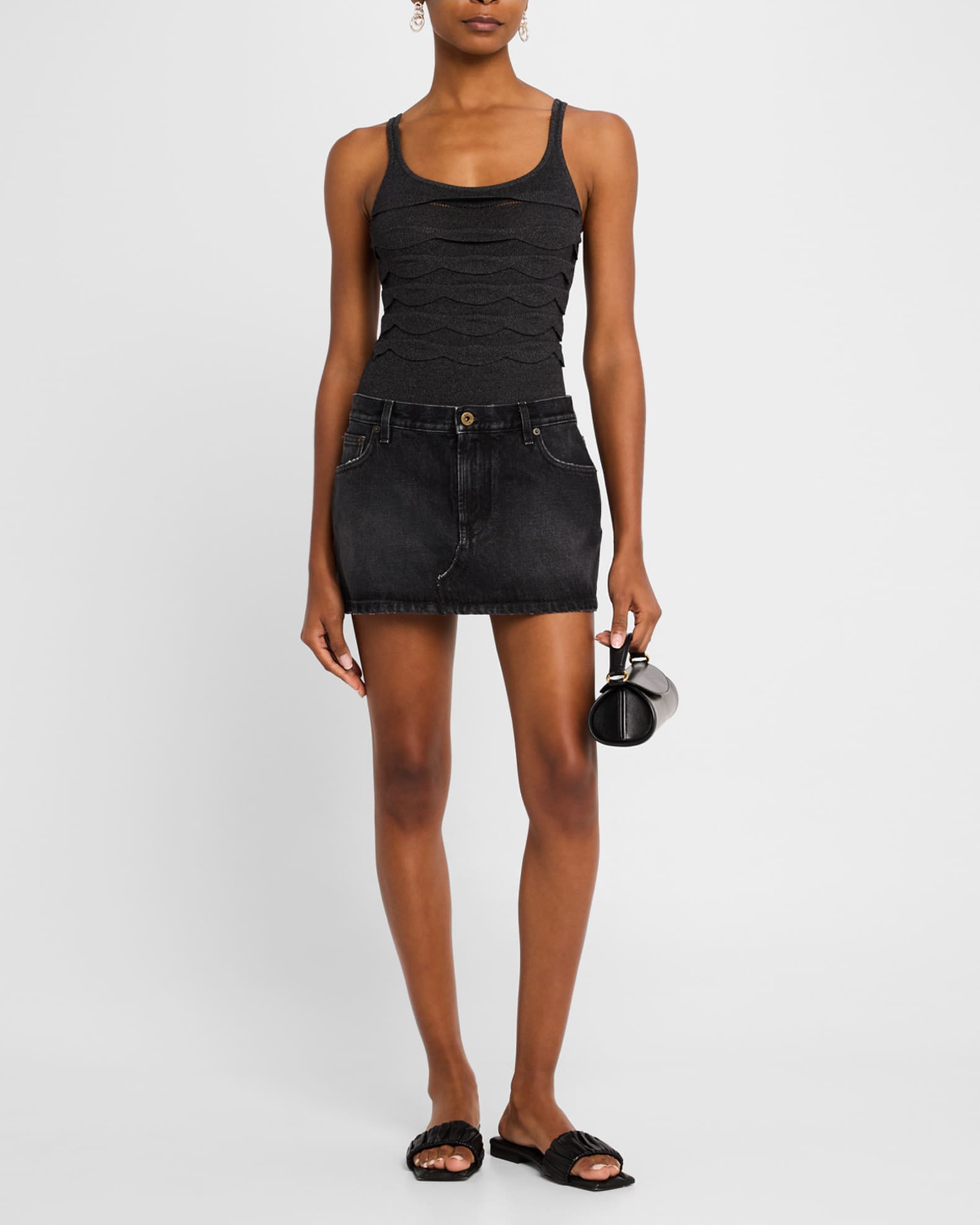 Polina Scallop Knit Bodysuit 1
