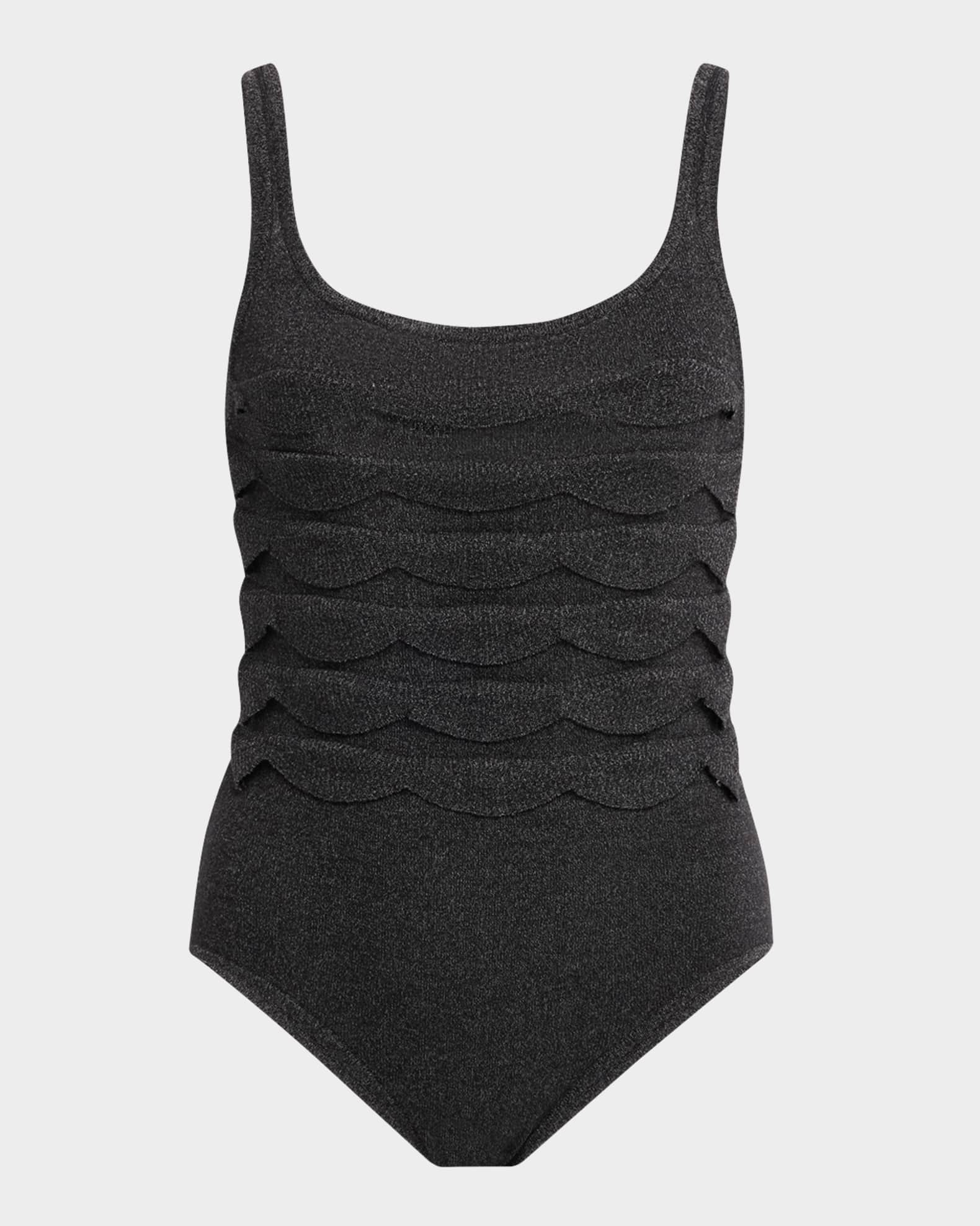 Polina Scallop Knit Bodysuit 0