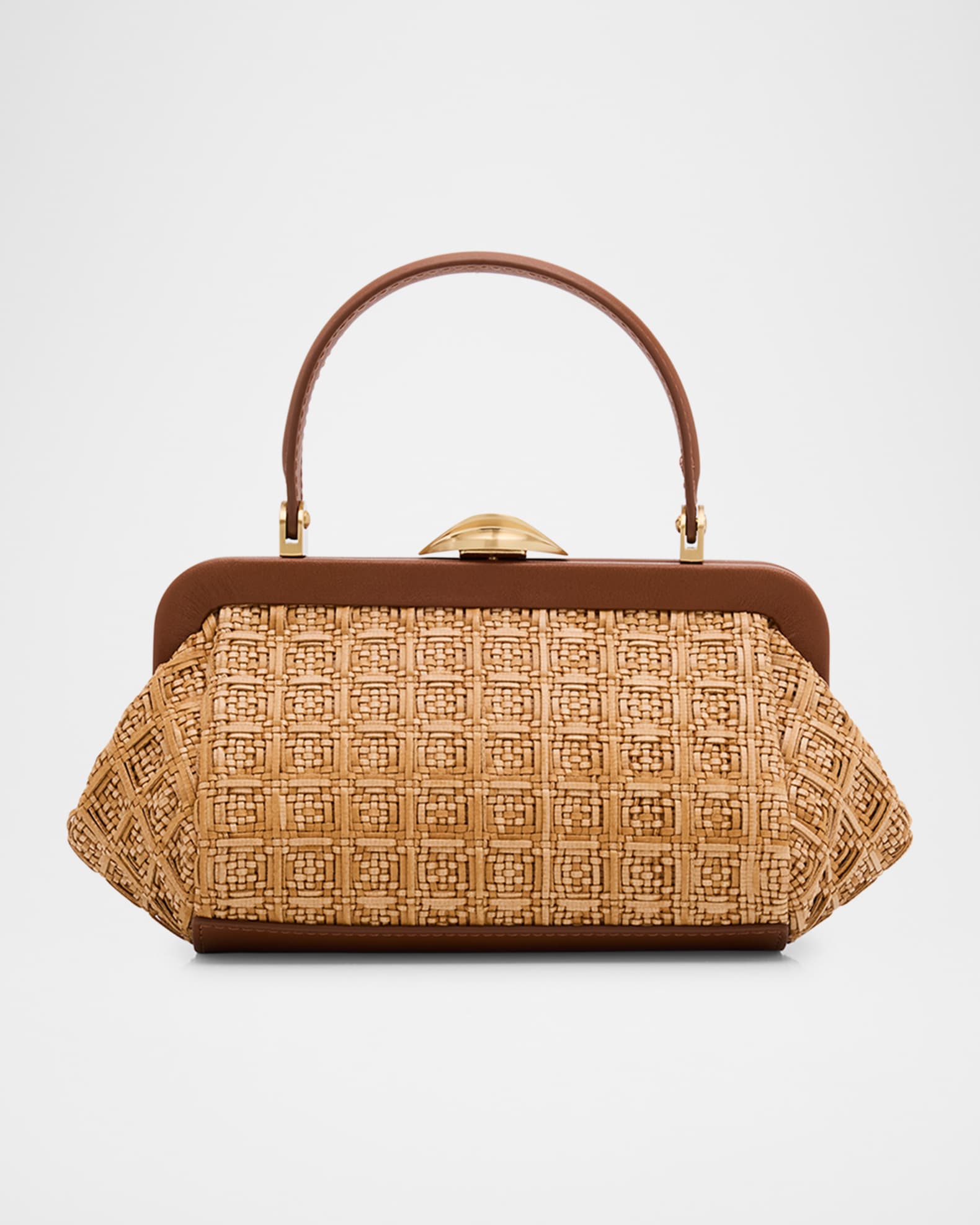 Zuma Frame Woven Crossbody Bag 0