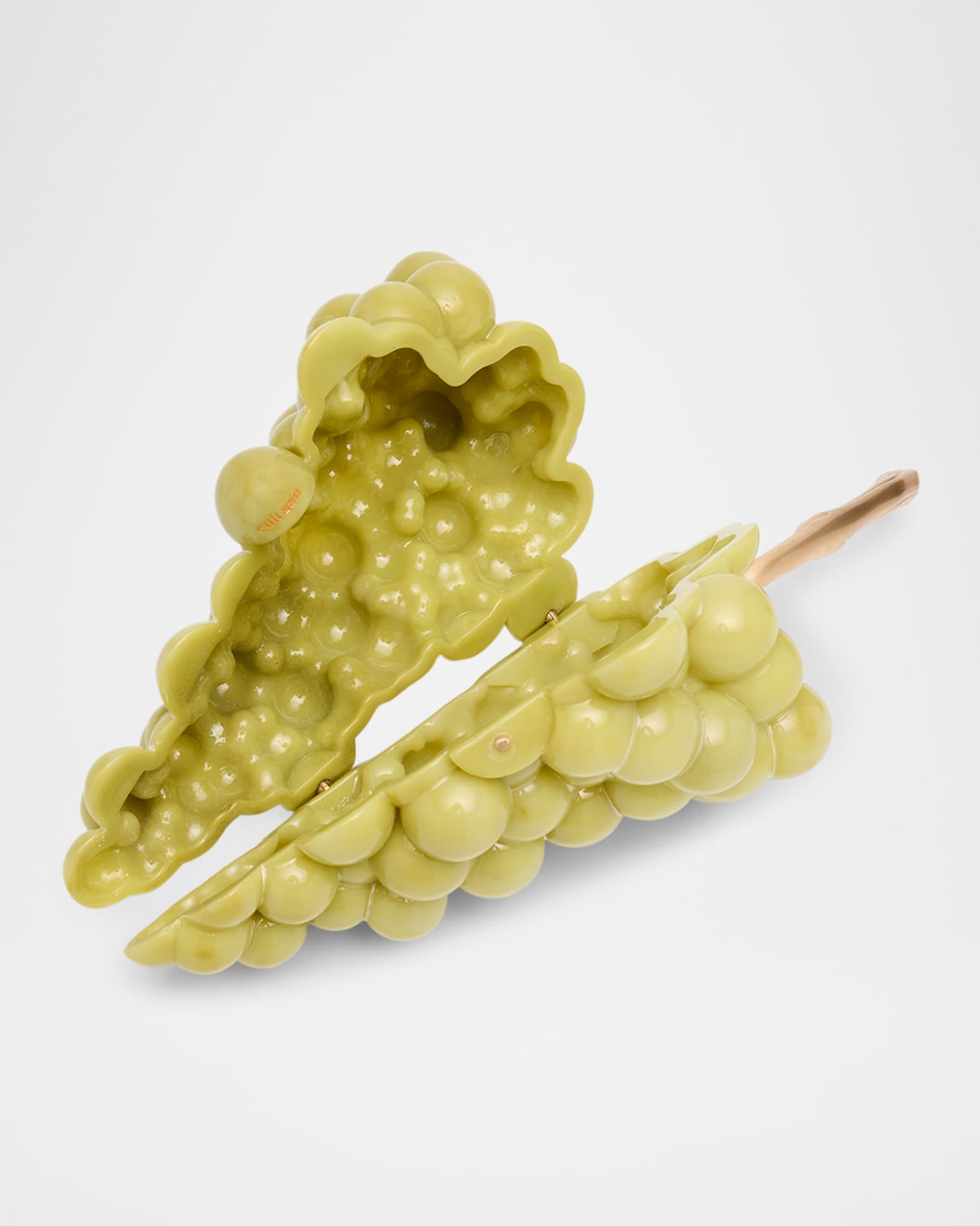 Cult Gaia Grape Acrylic Clutch Bag | Neiman Marcus