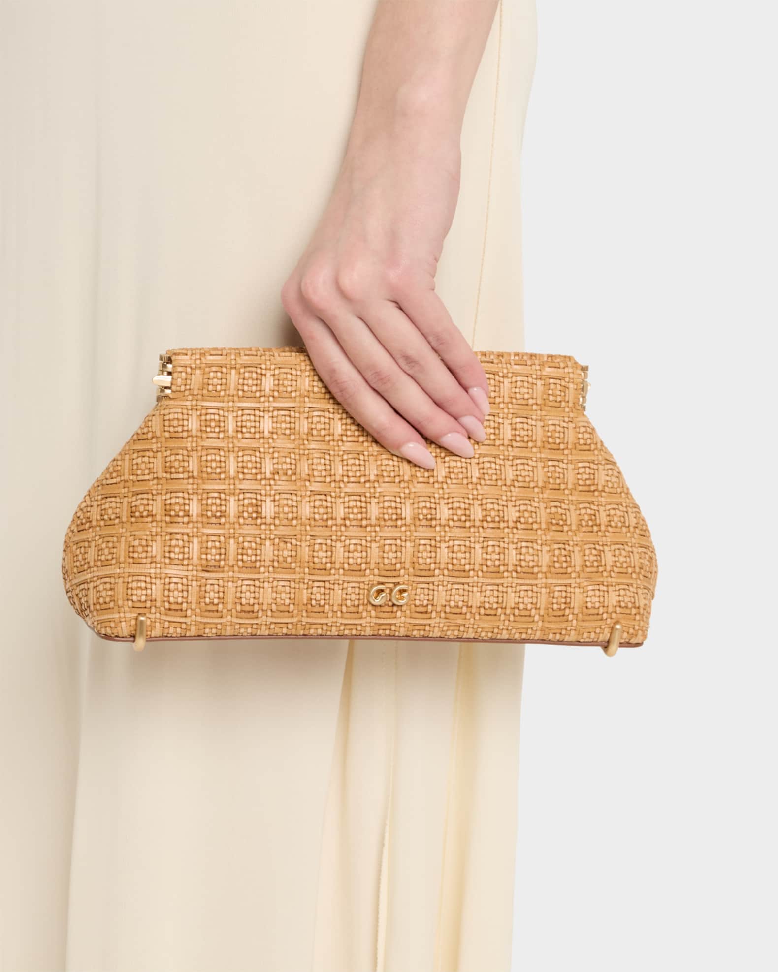 Lillia Mini Woven Clutch Bag 1