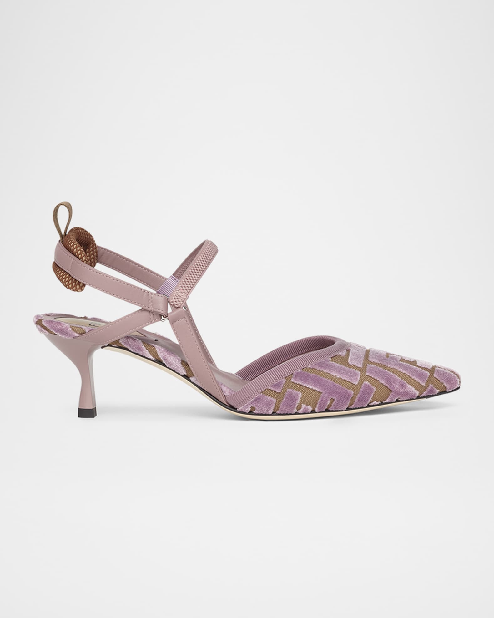 Colibri FF Tapestry Slingback Kitten-Heel Pumps  0