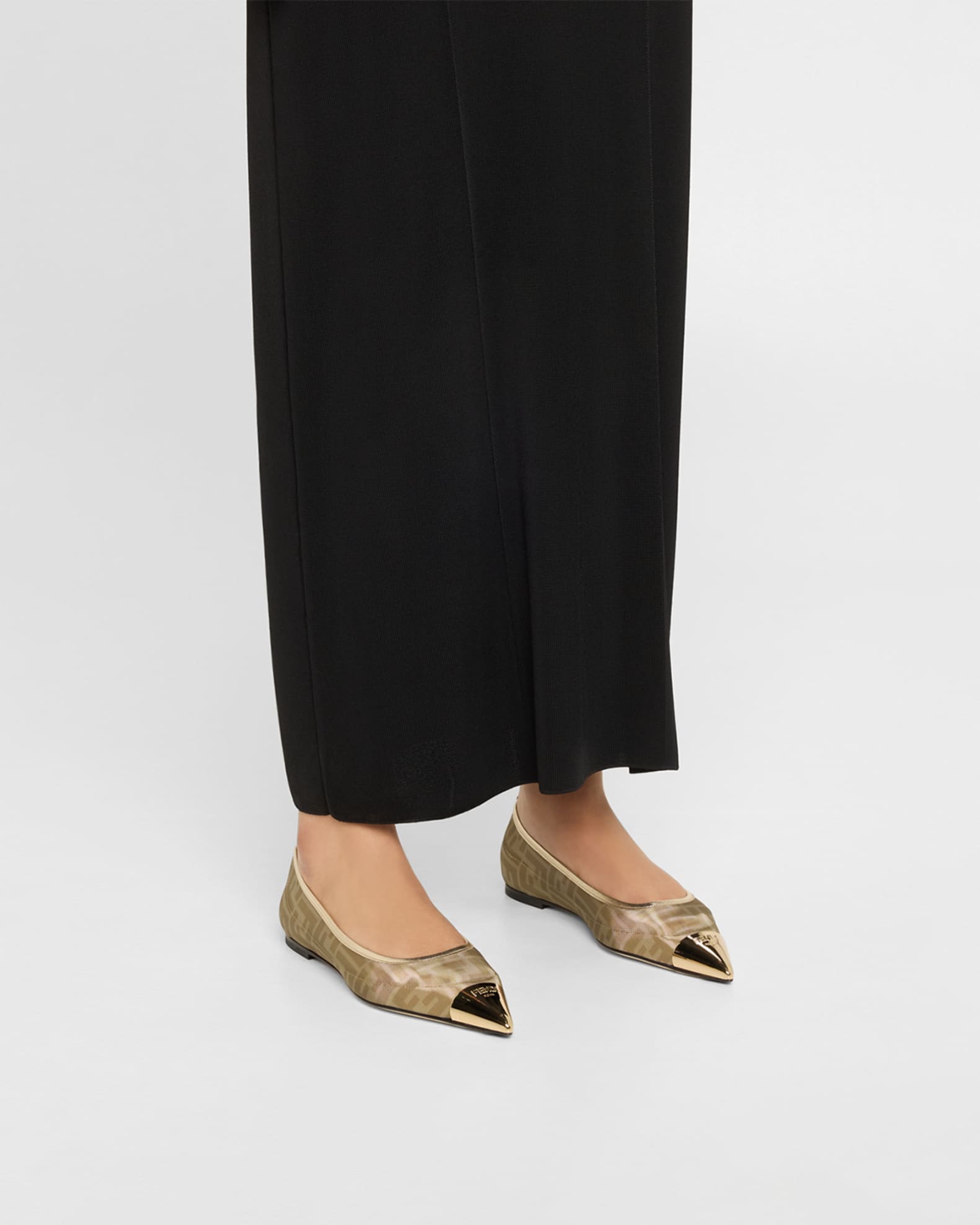 Colibri FF Mesh Cap-Toe Ballerina Flats 1