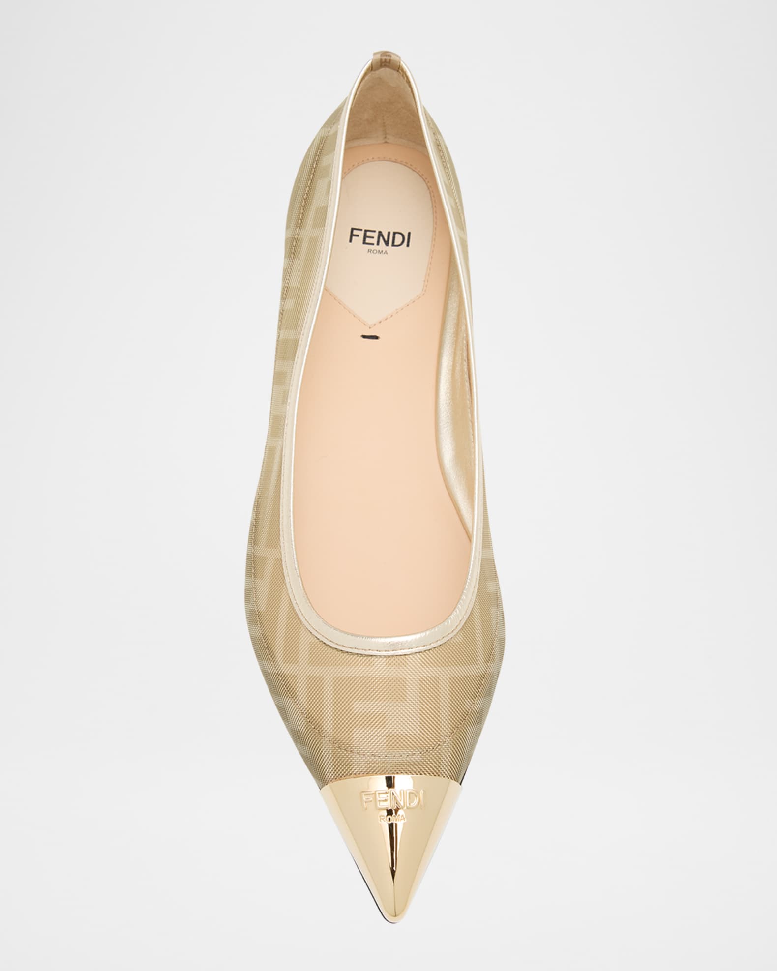 24AW new/FENDI Colibri FFメッシュトゥバレリーナフラット Flat 0400021680629_ROSE?wid=600&hei
