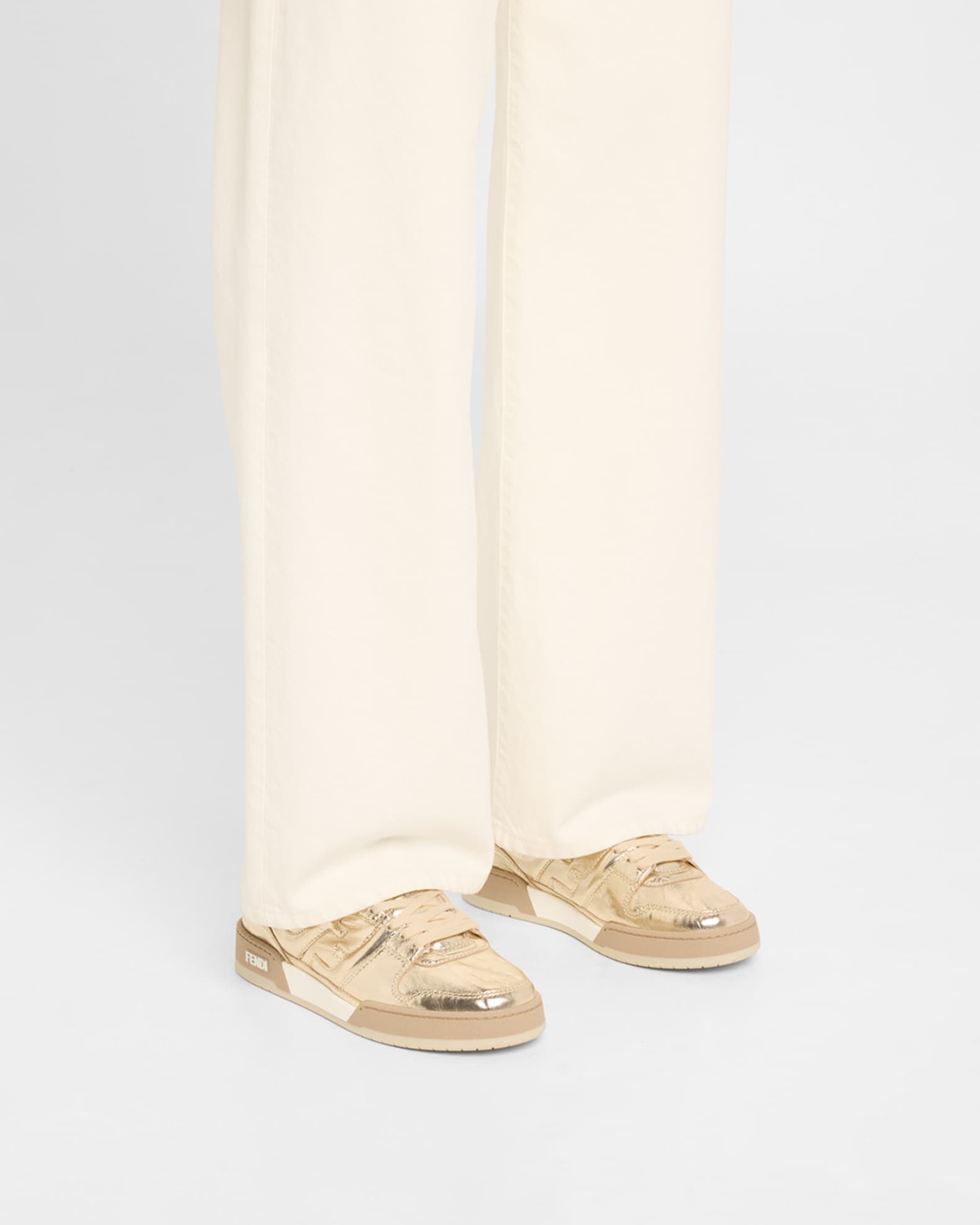 Match Metallic Low-Top Sneakers 1
