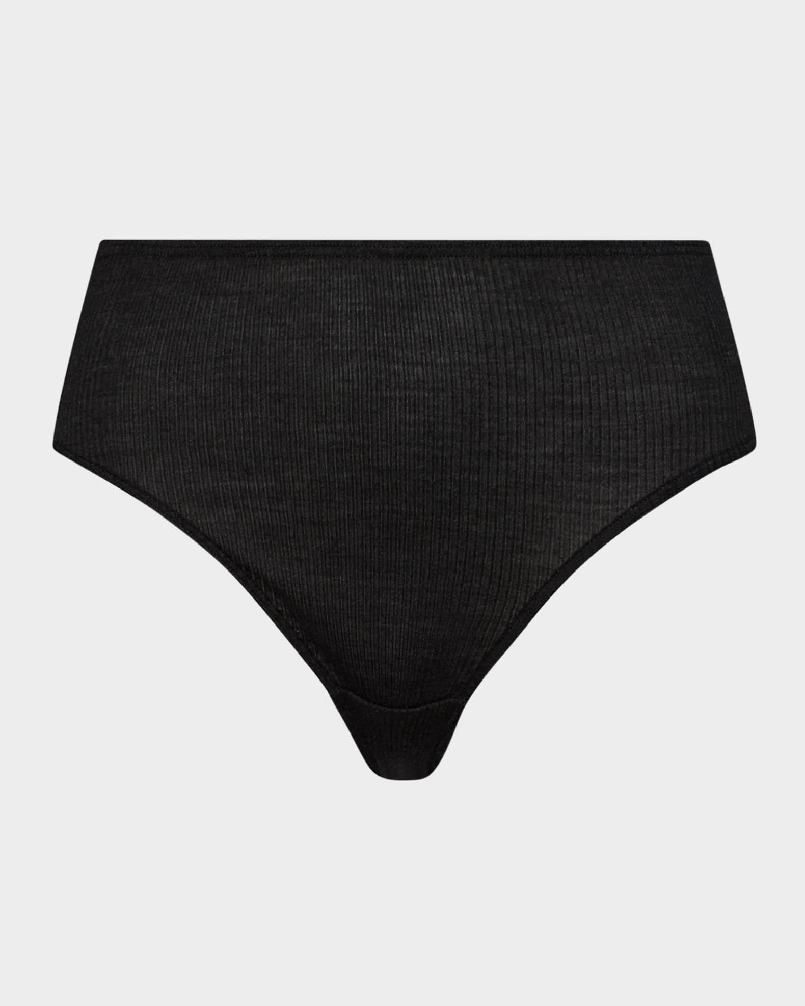 Maria Lace & Rib Knit Full Briefs 0