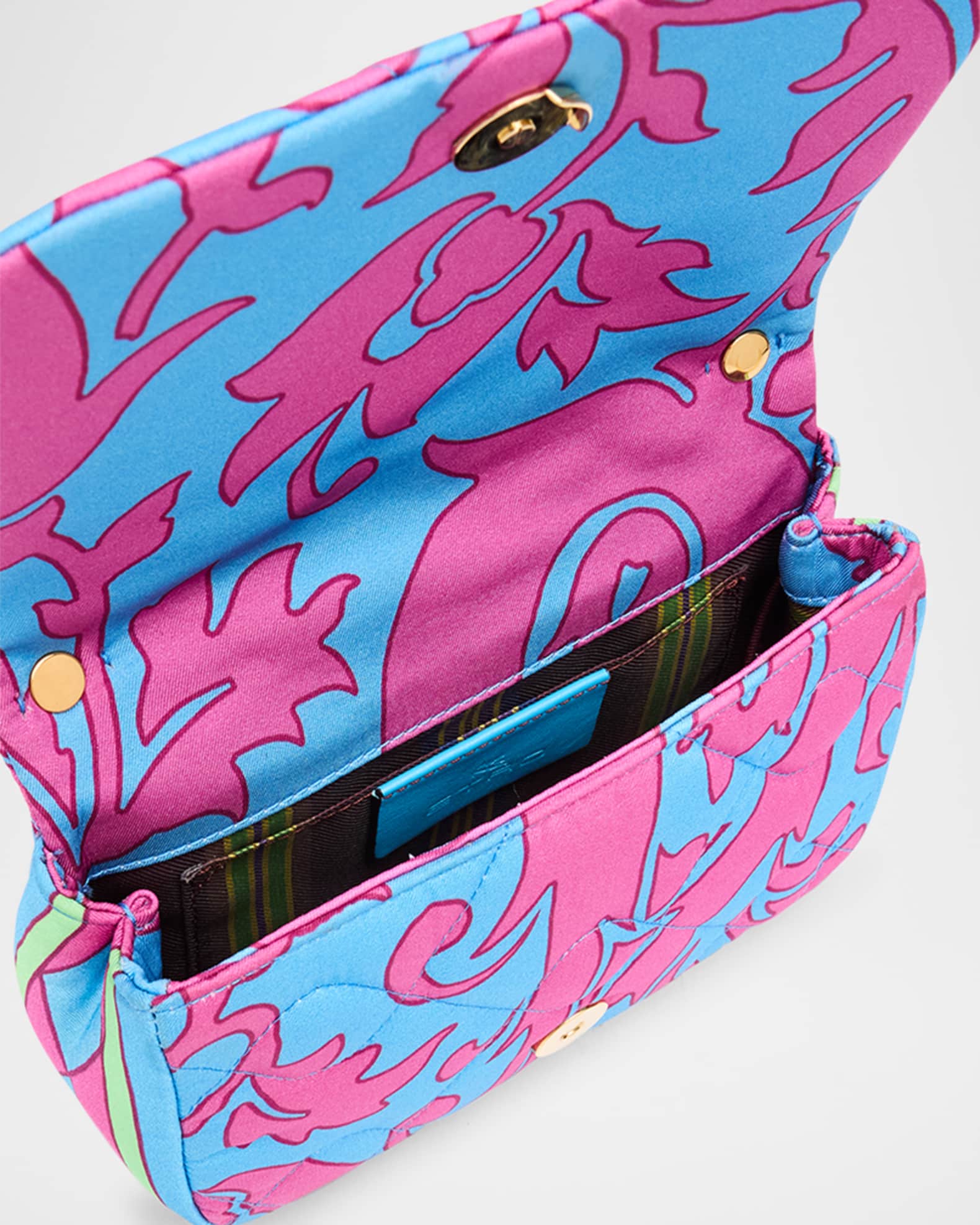 ハンドバッグ Etro 'Bond XS' handbag Etro Bond XS Sea-Print Quilted Shoulder Bag | Neiman Marcus