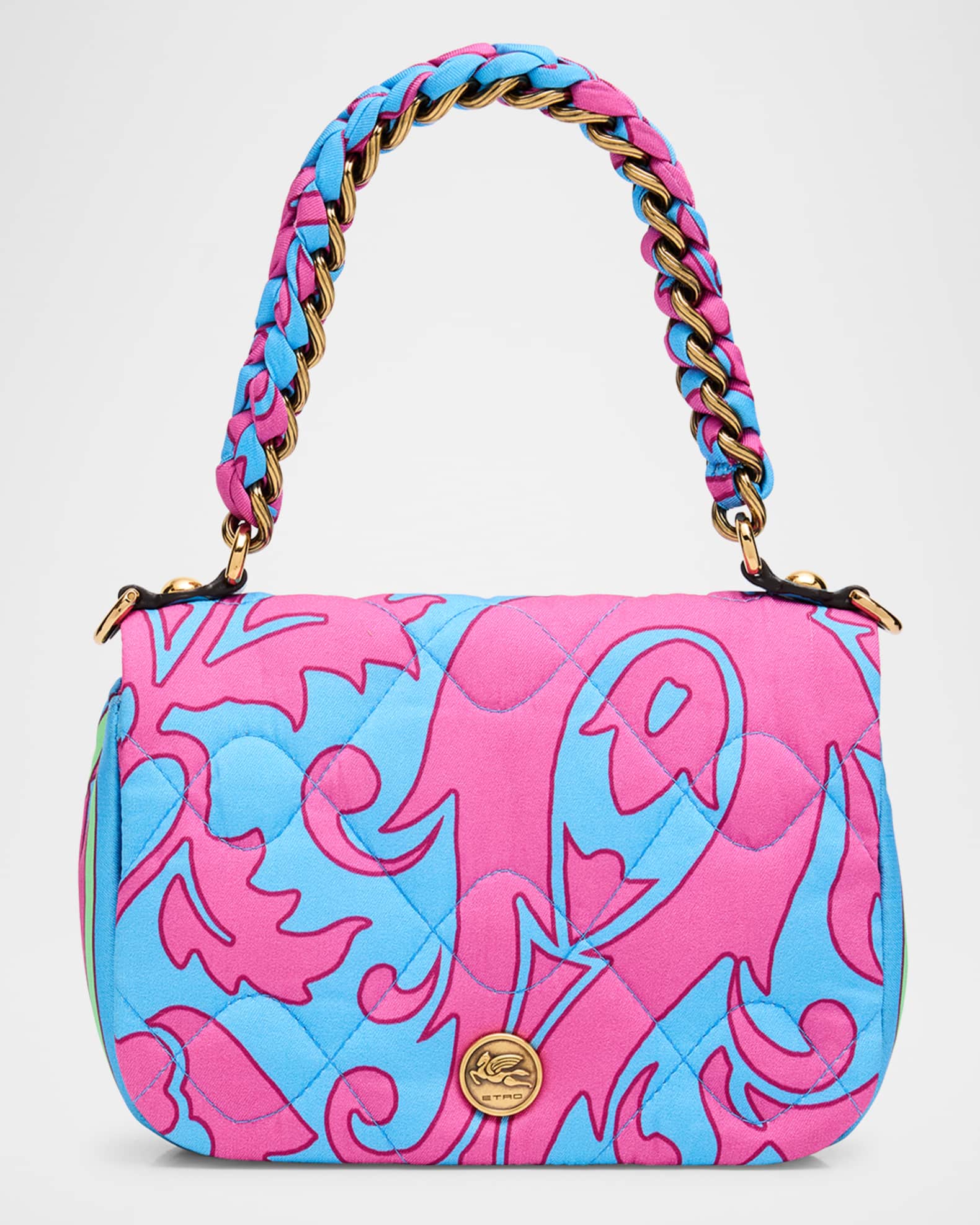 ショルダーバッグ・ポシェット Etro Shoulder Bag エトロ 斜め掛けショルダーバッグ ペイズリー柄 0N029 8010 0600