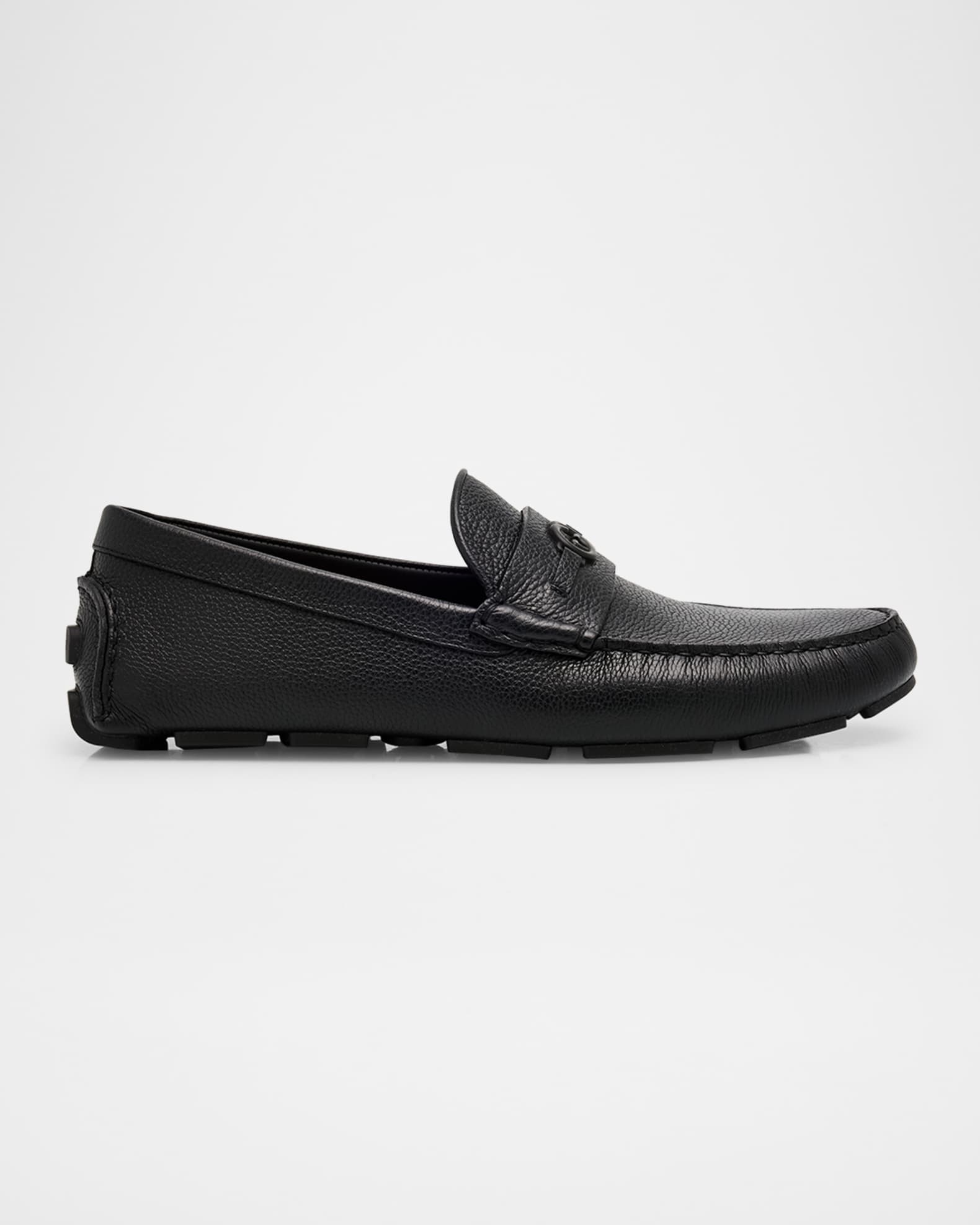 Men's Havel Interlocking G Leather Drivers 0