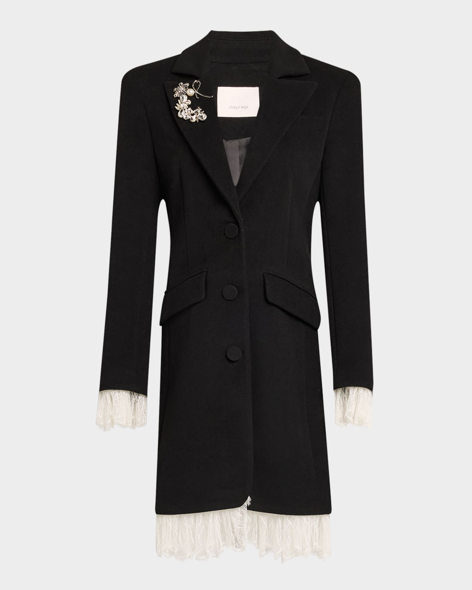 Roxie Lace-Trim Coat 0