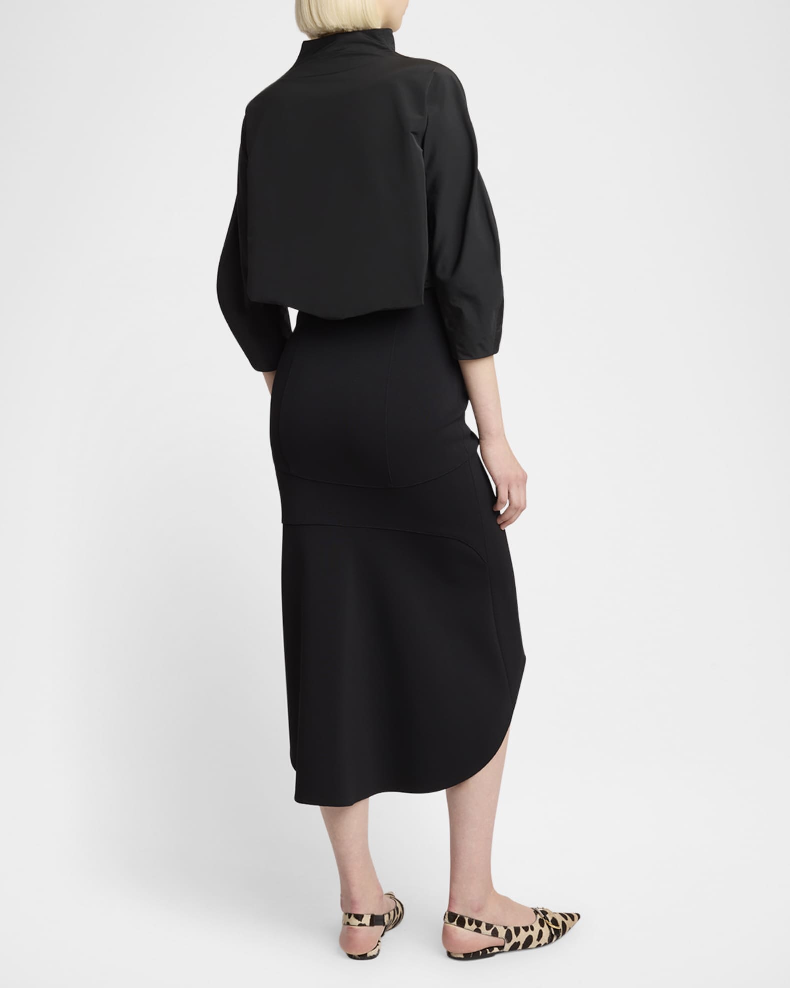 Pencil skirt high low dress outlet