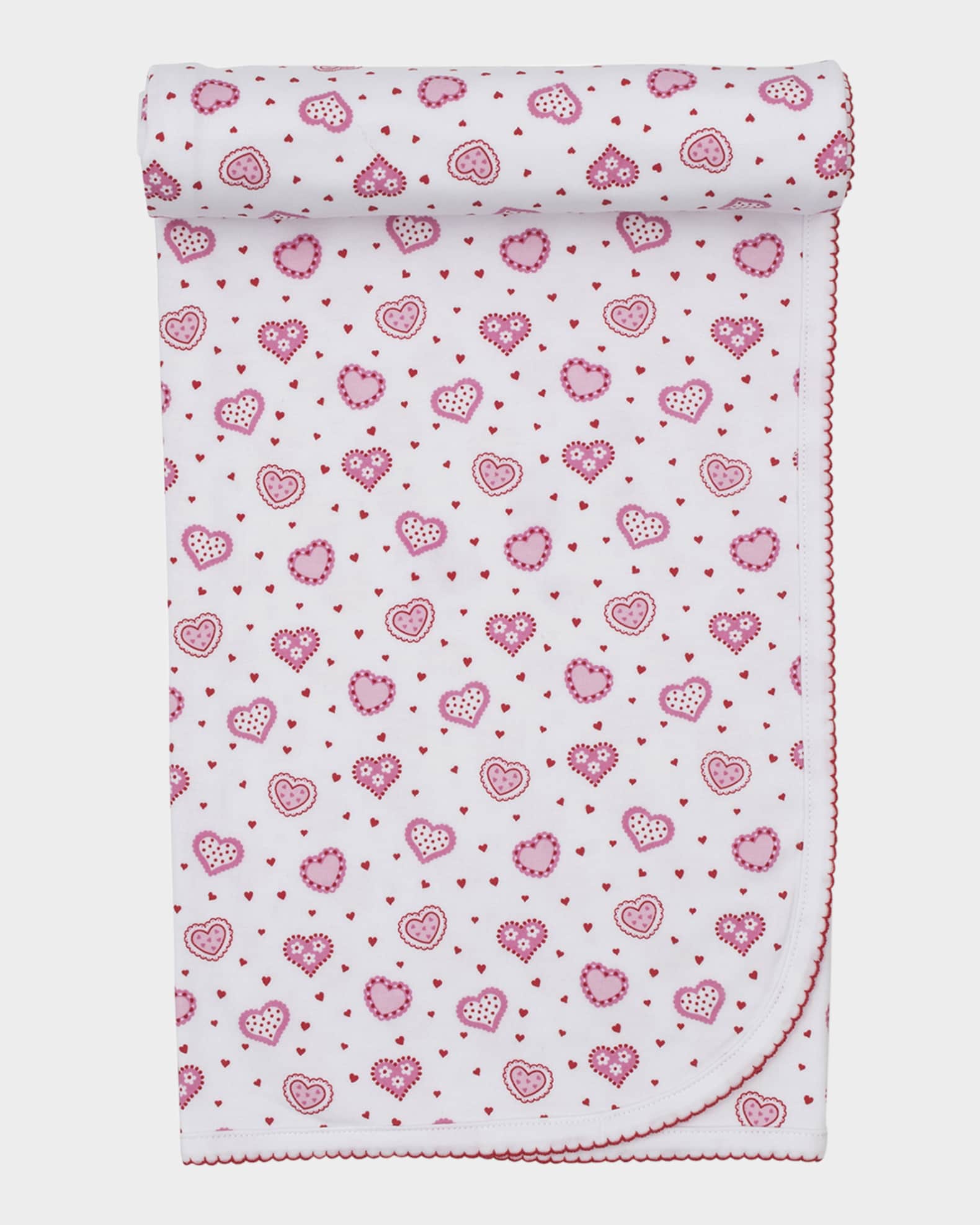 Heartfelt Hearts Blanket and Bib Set 1