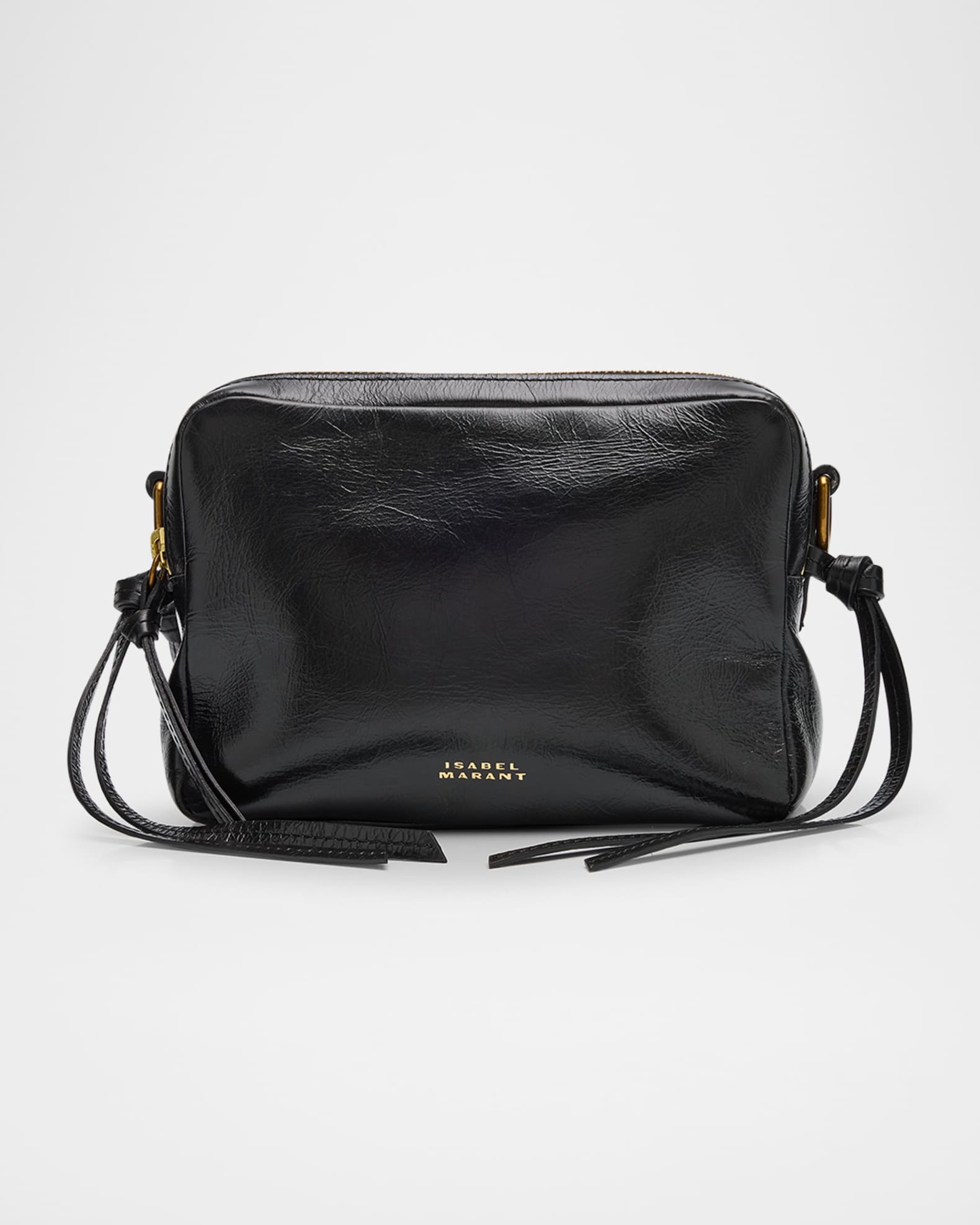 Wardy Zip Leather Camera Shoulder Bag 0