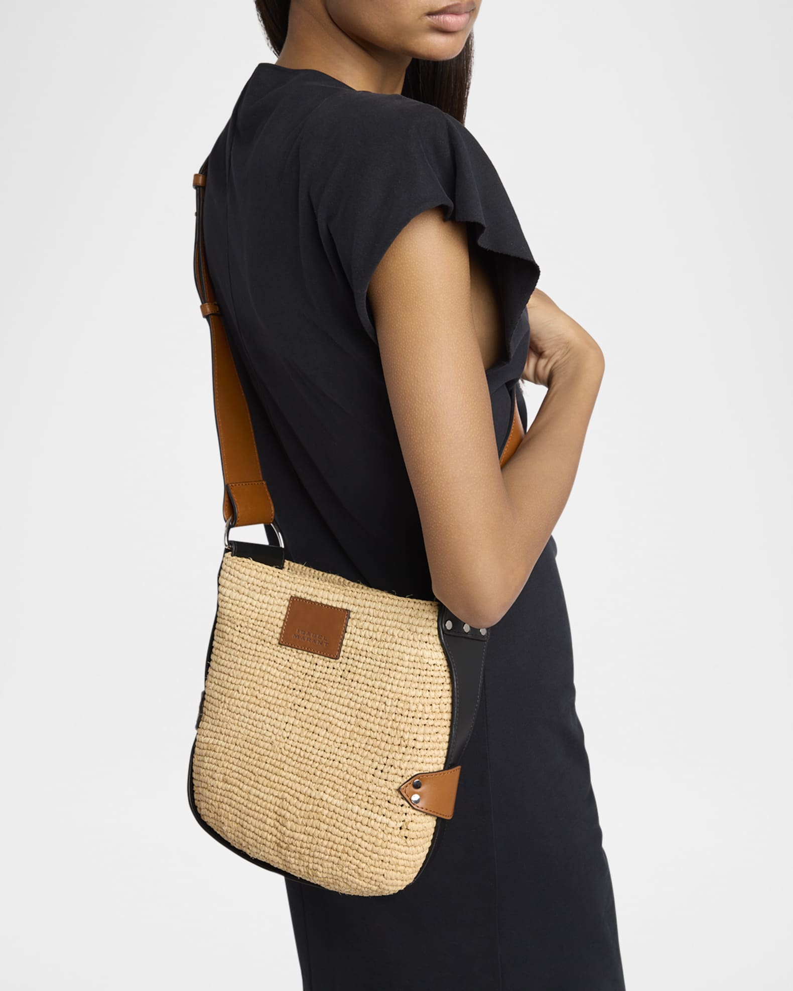 Bayia Mini Raffia Crossbody Bag 1