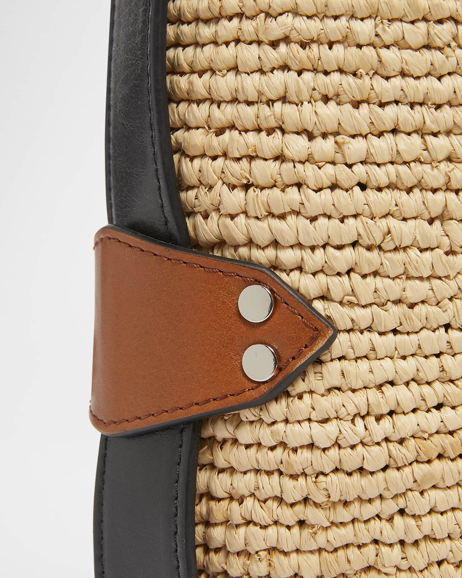 Isabel Marant Bayia Mini Raffia Crossbody Bag | Neiman Marcus Isabel Marant Bayia Mini Raffia Crossbody Bag | Neiman Marcus