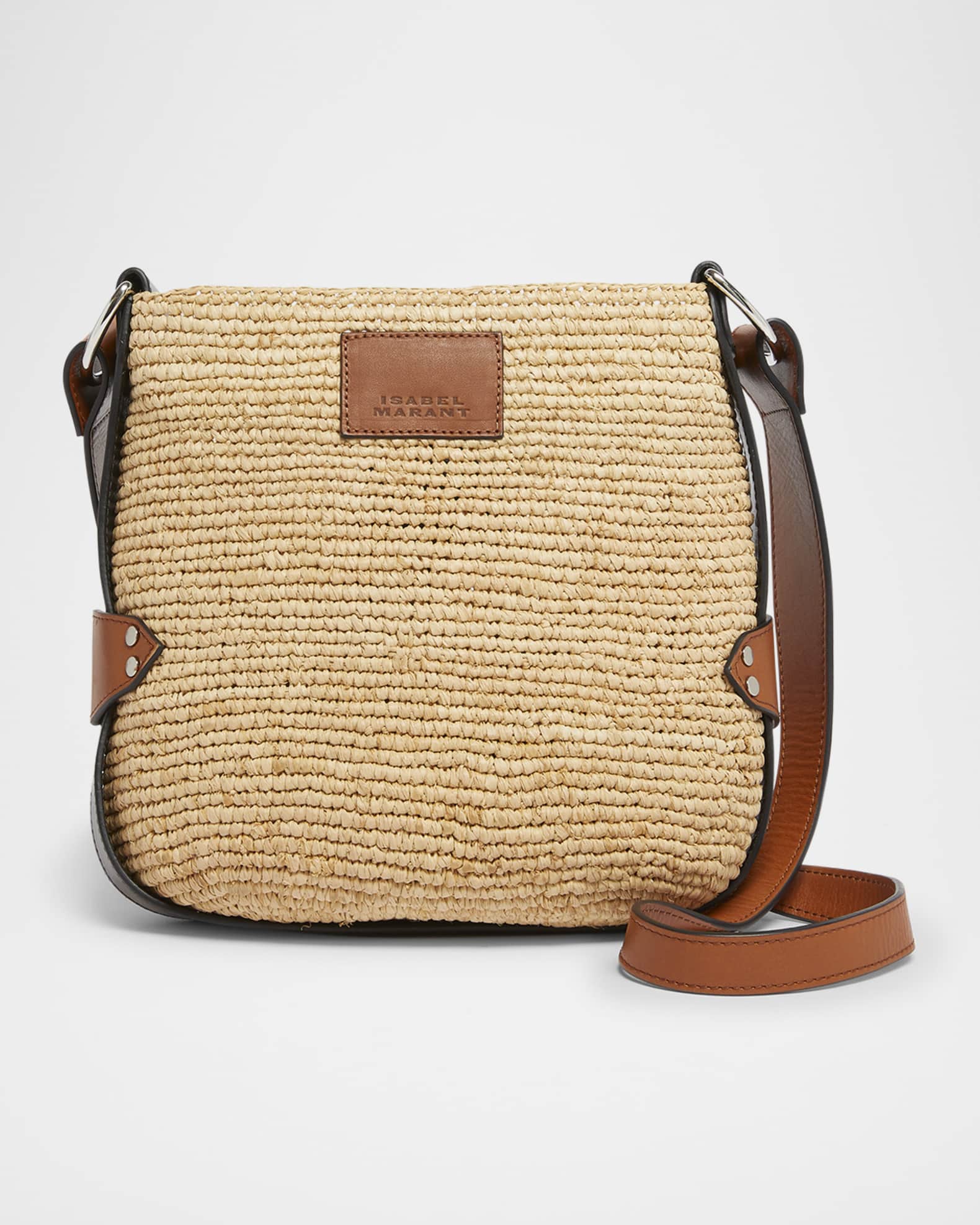 Bayia Mini Raffia Crossbody Bag 0