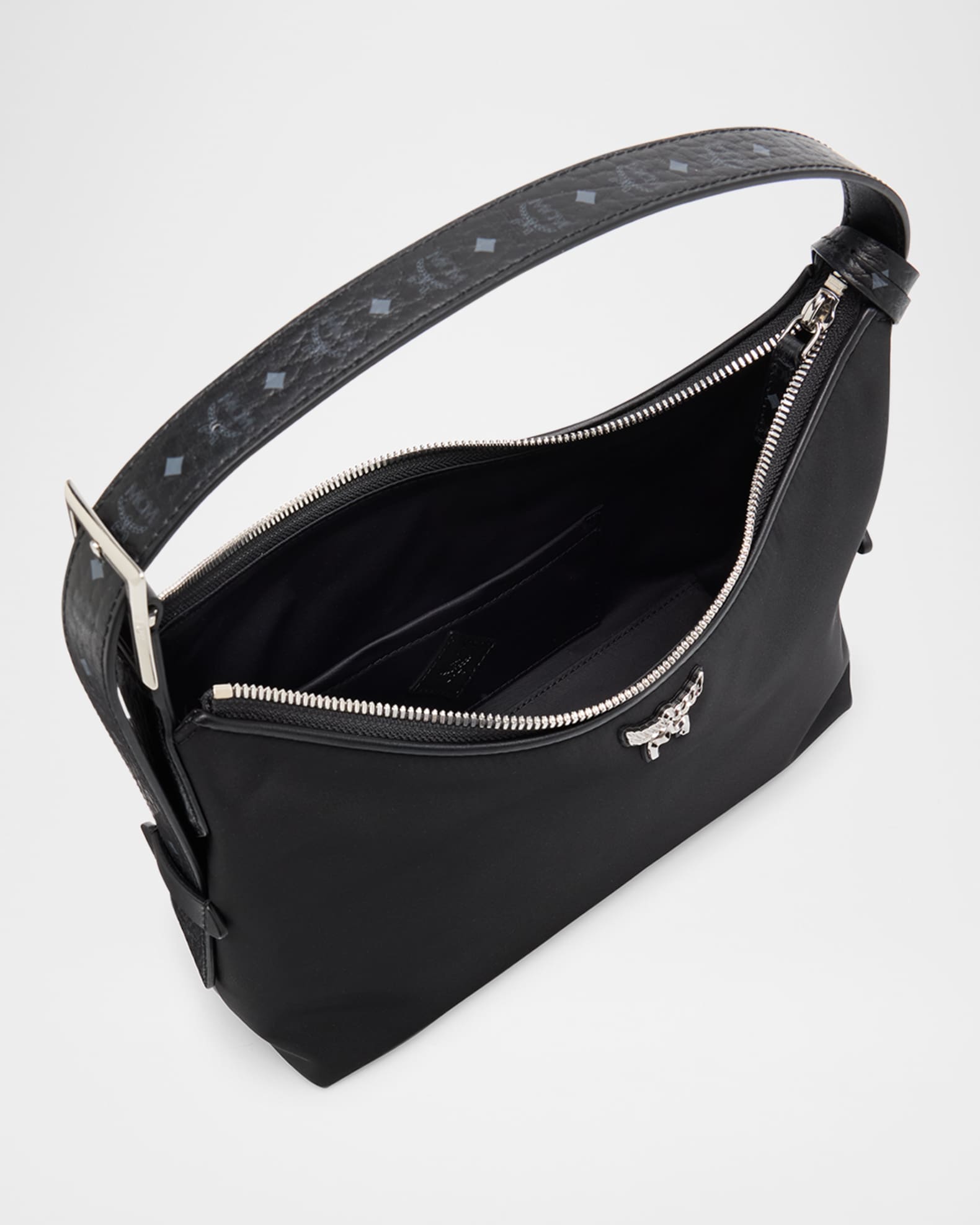 MCM Aren Small Visetos Hobo Bag Neiman Marcus