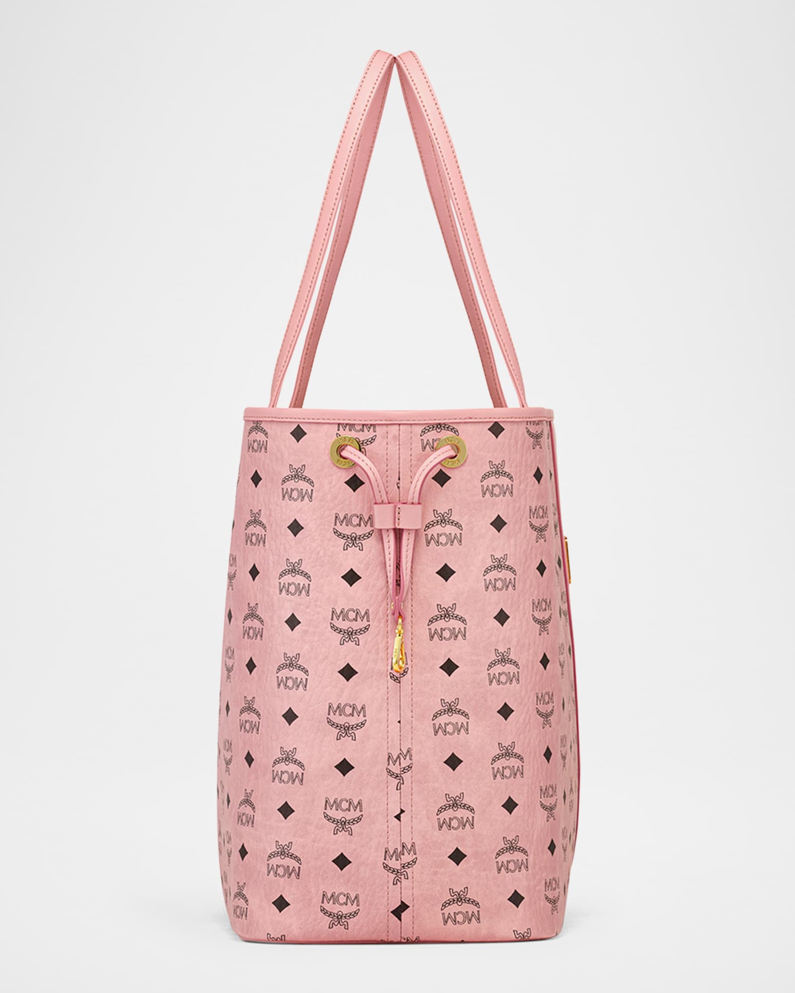 Mcm large pink tote on sale