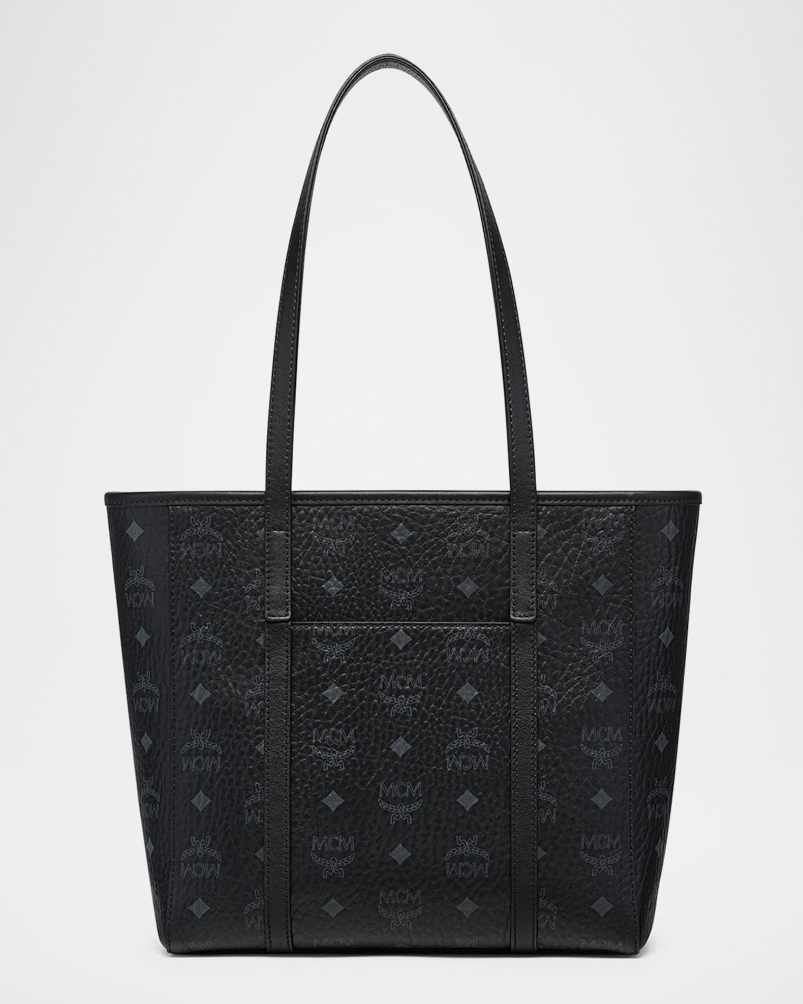 Toni Small Visetos Shopper Tote Bag 1