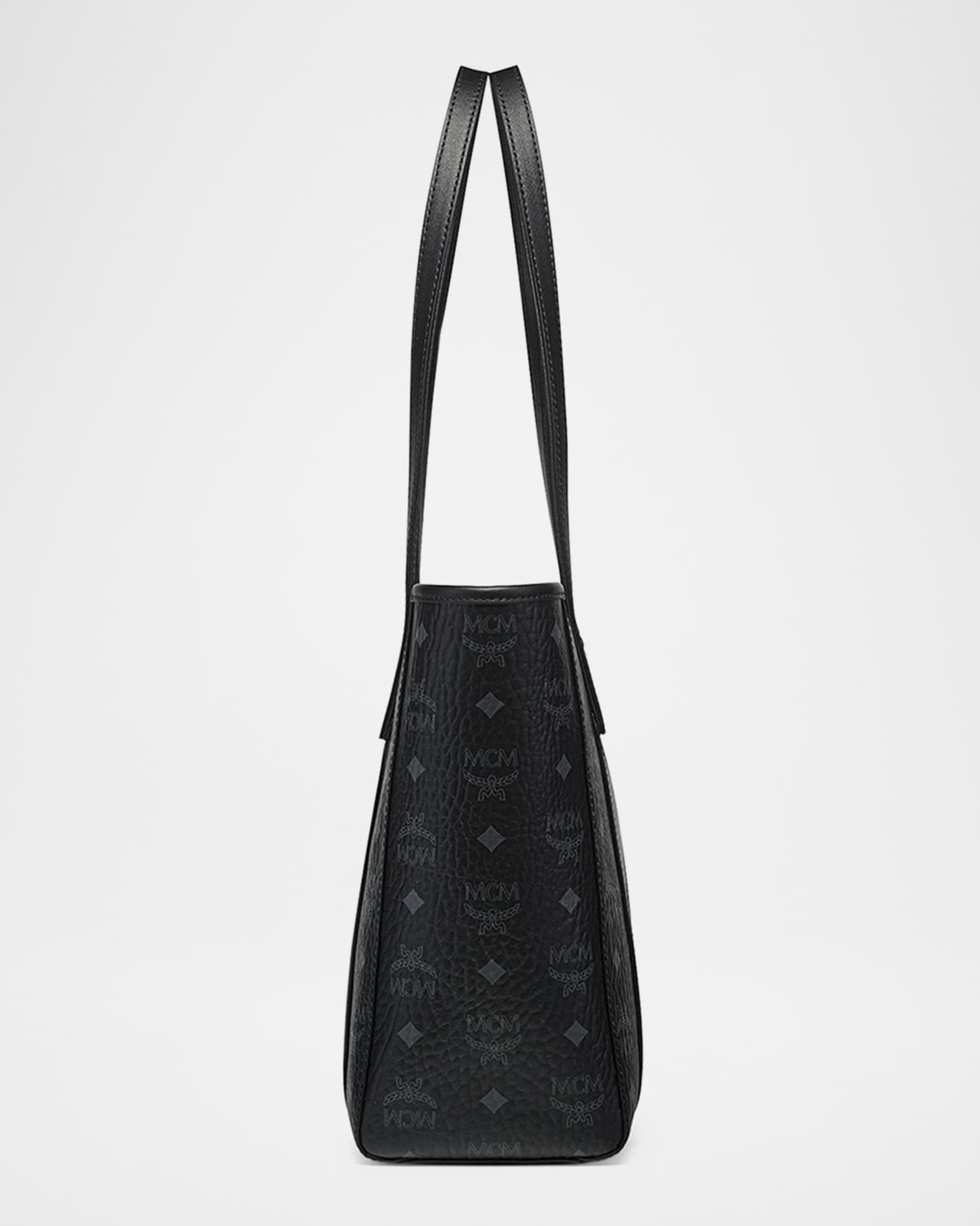 トートバッグ MCM 'Toni' mini shopping bag Black Mini Toni Top-Zip Shopper in Visetos Black | MCM ®US