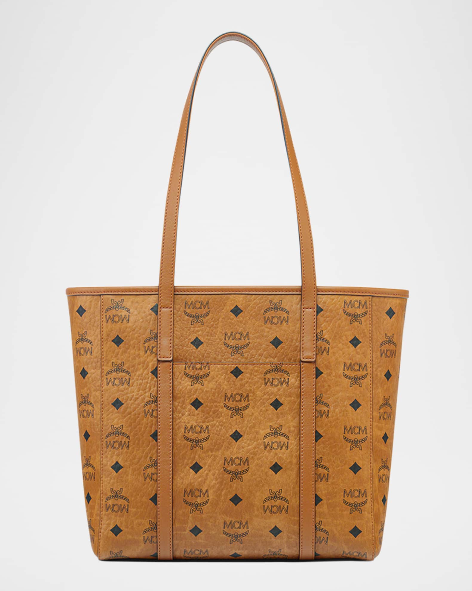 Himmel Medium Visetos Leather Tote Bag 1