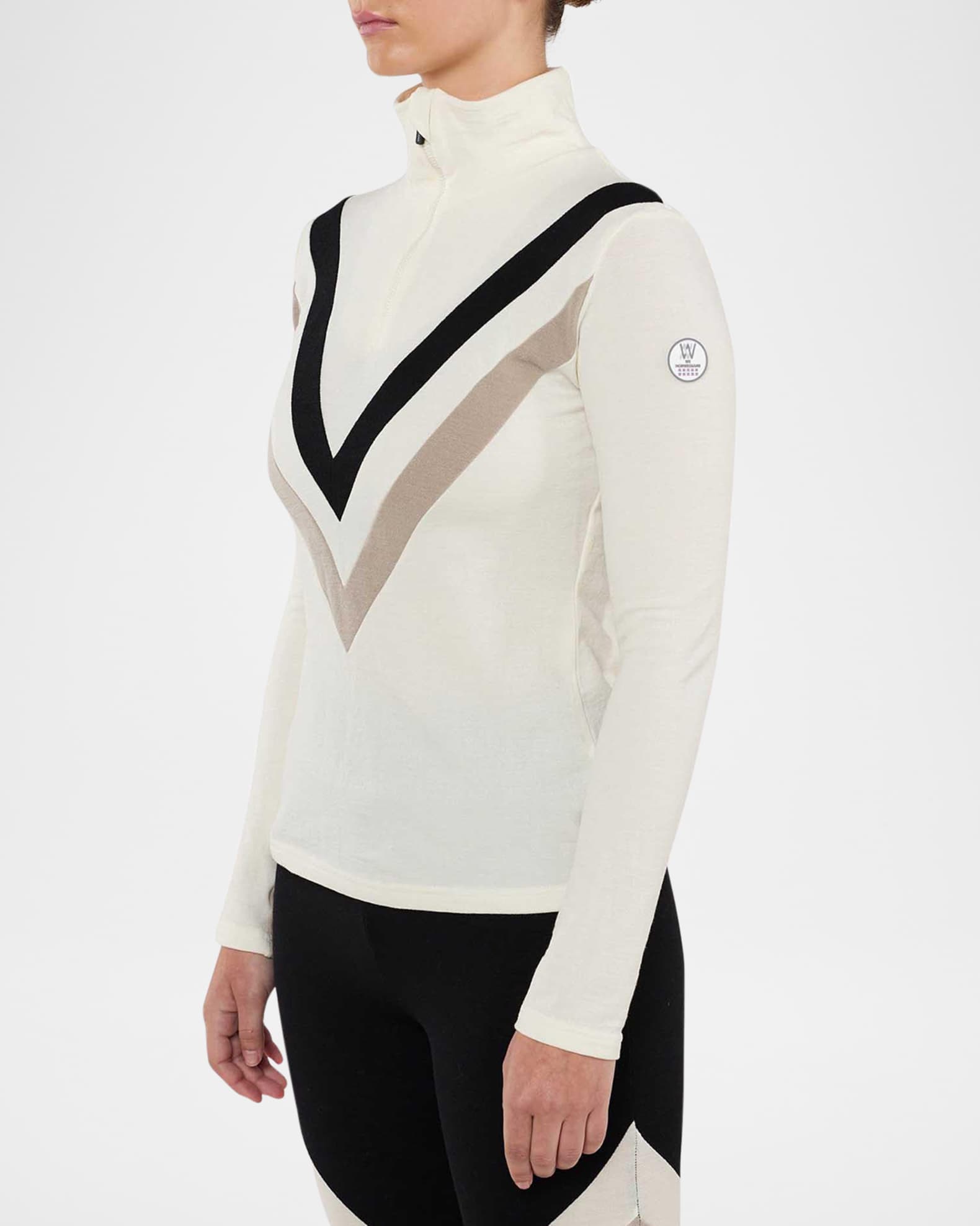 Voss Chevron Quarter-Zip Pullover 1