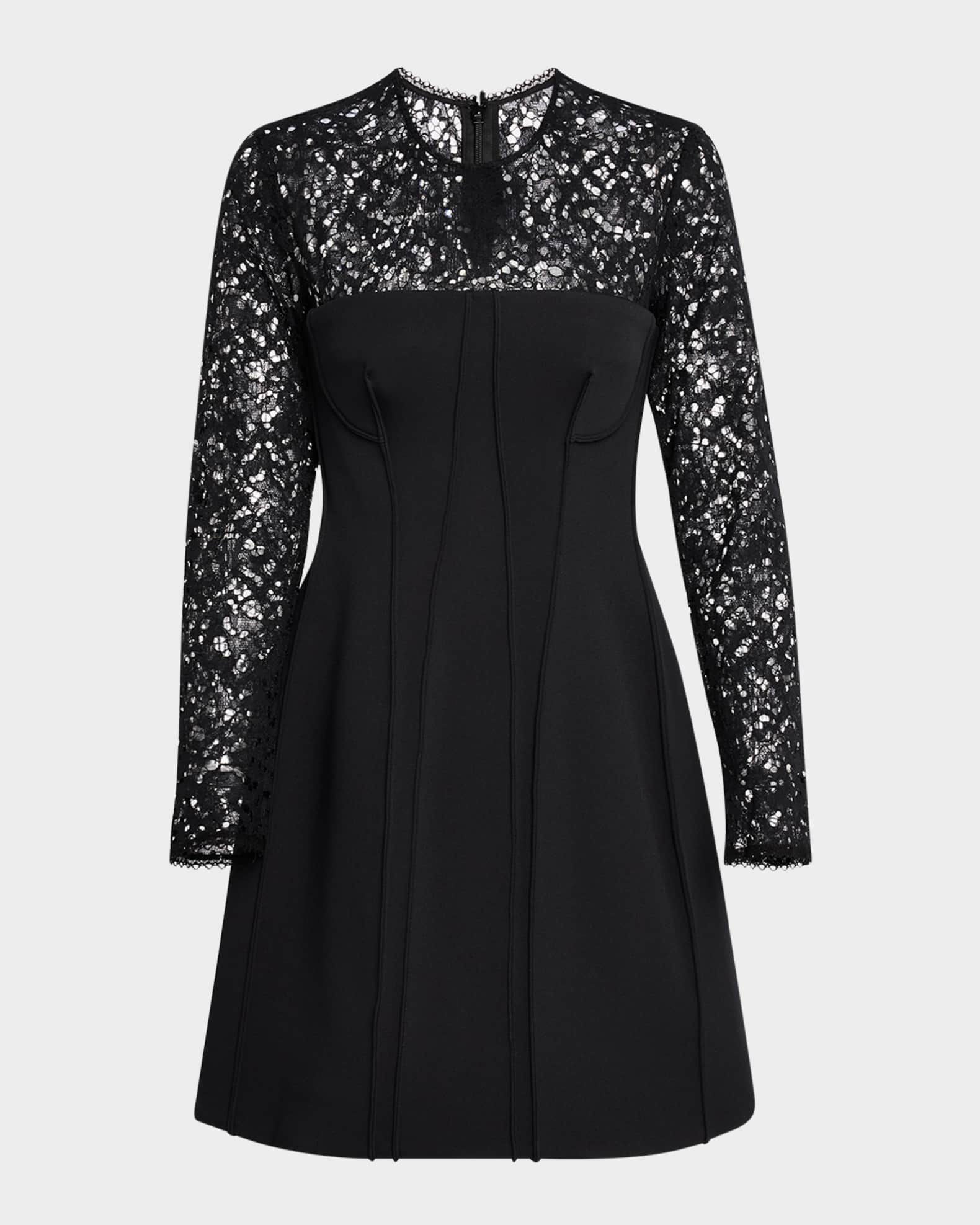 Primm Long-Sleeve Mini Dress 0