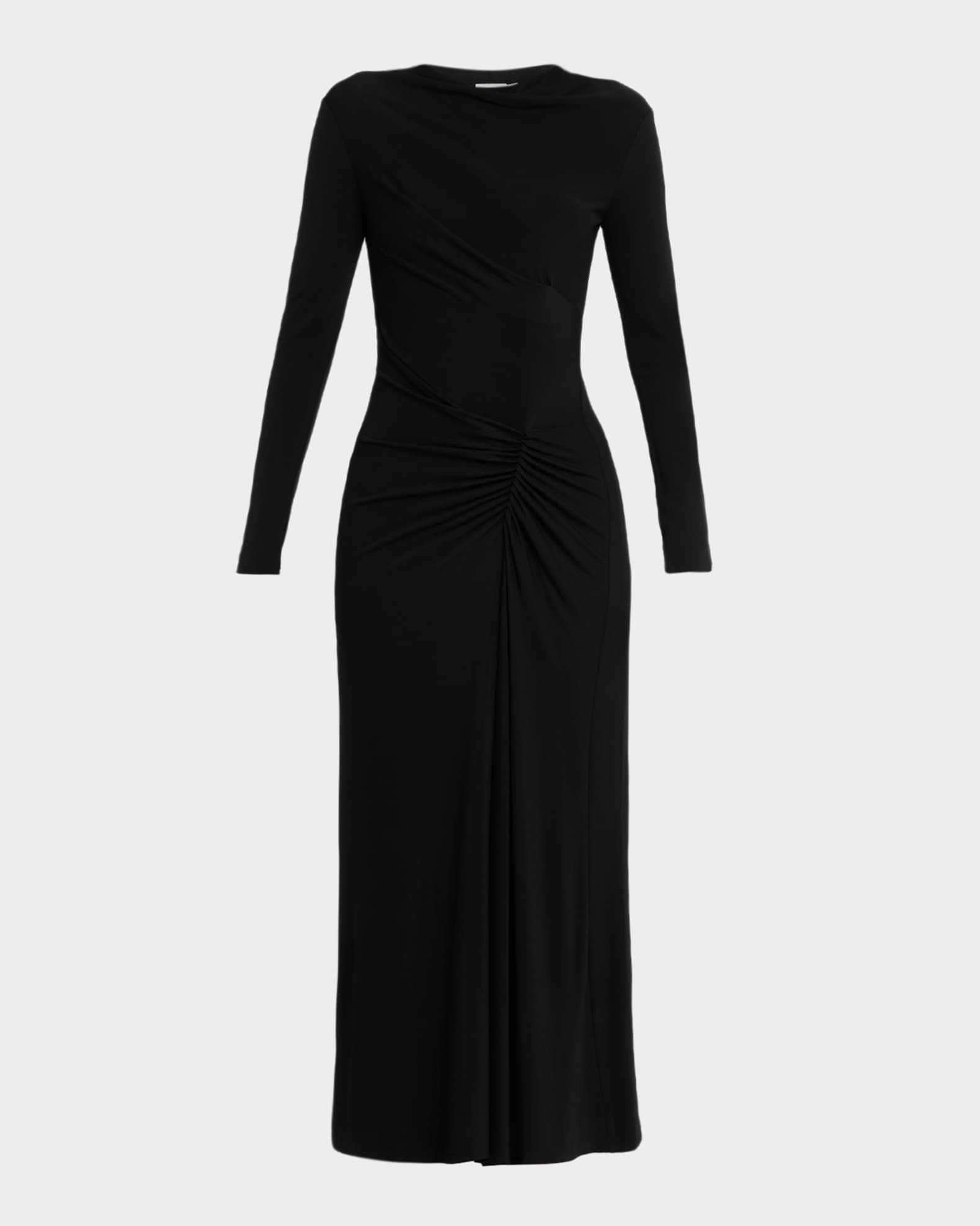 chinese dress ladies Signature Talita Long Sleeve Midi Dress - Black main image 0