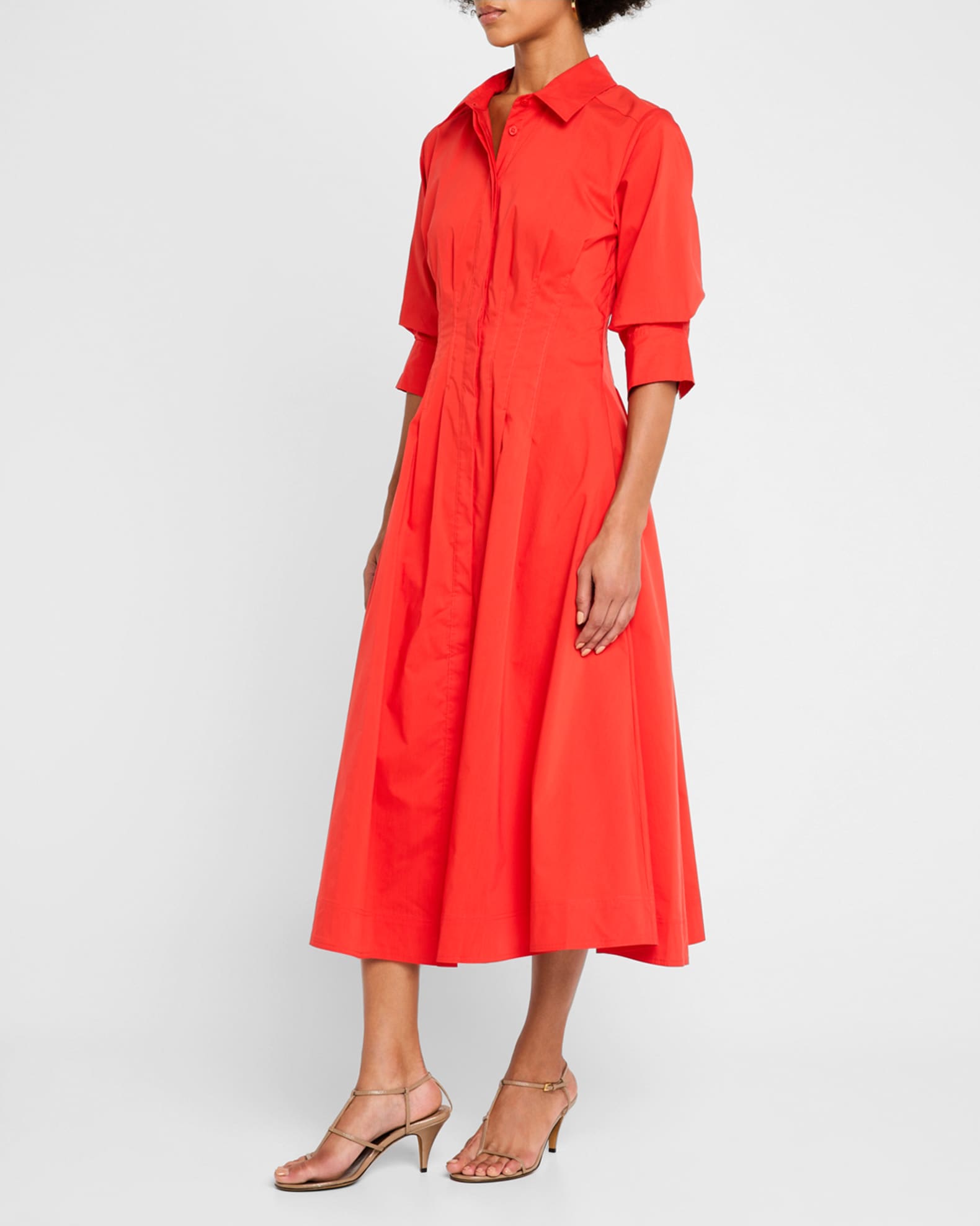 Jazz Pintuck Midi Dress 1