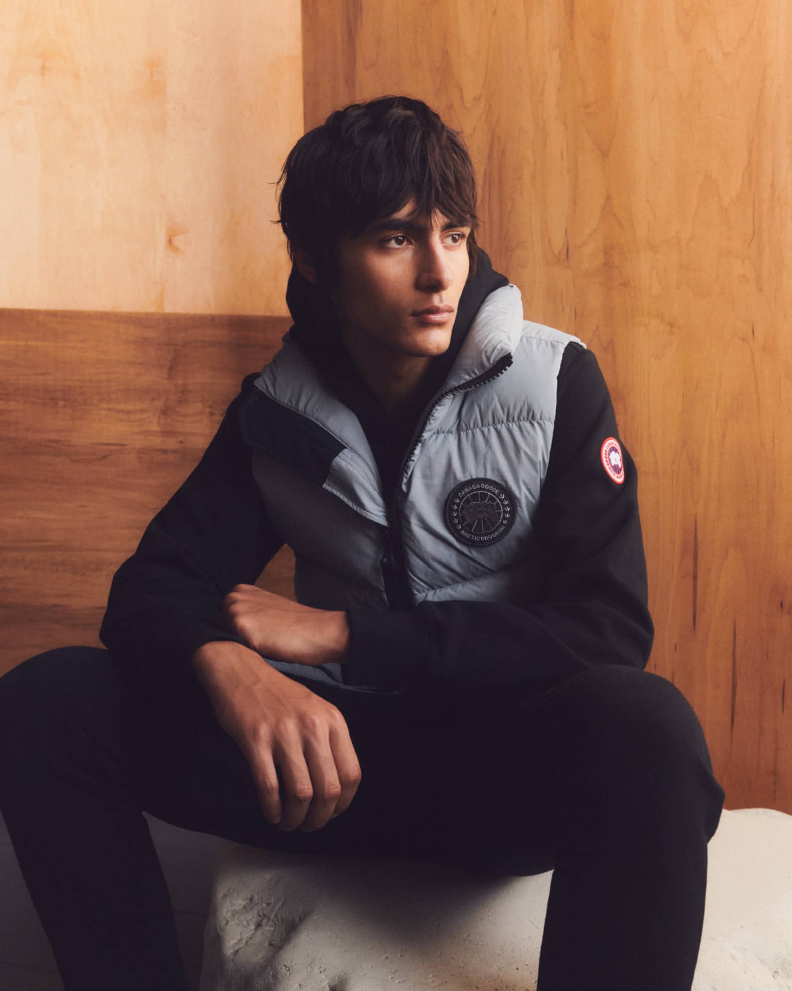 Canada Goose Men's Lawrence Full-Zip Puffer Vest | Neiman Marcus