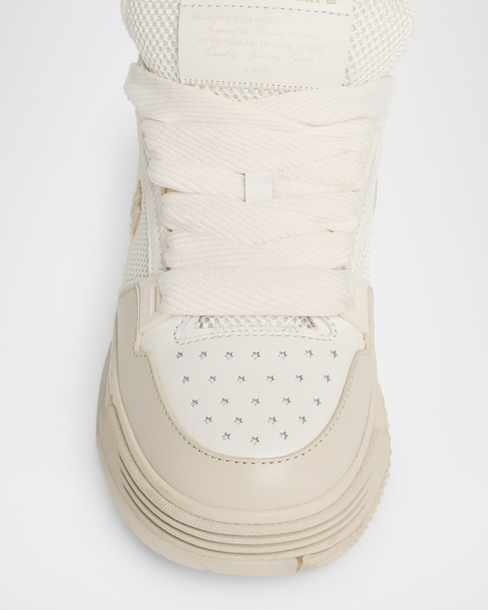 Amiri MA-1 Mesh & Leather Chunky Sneakers | Neiman Marcus