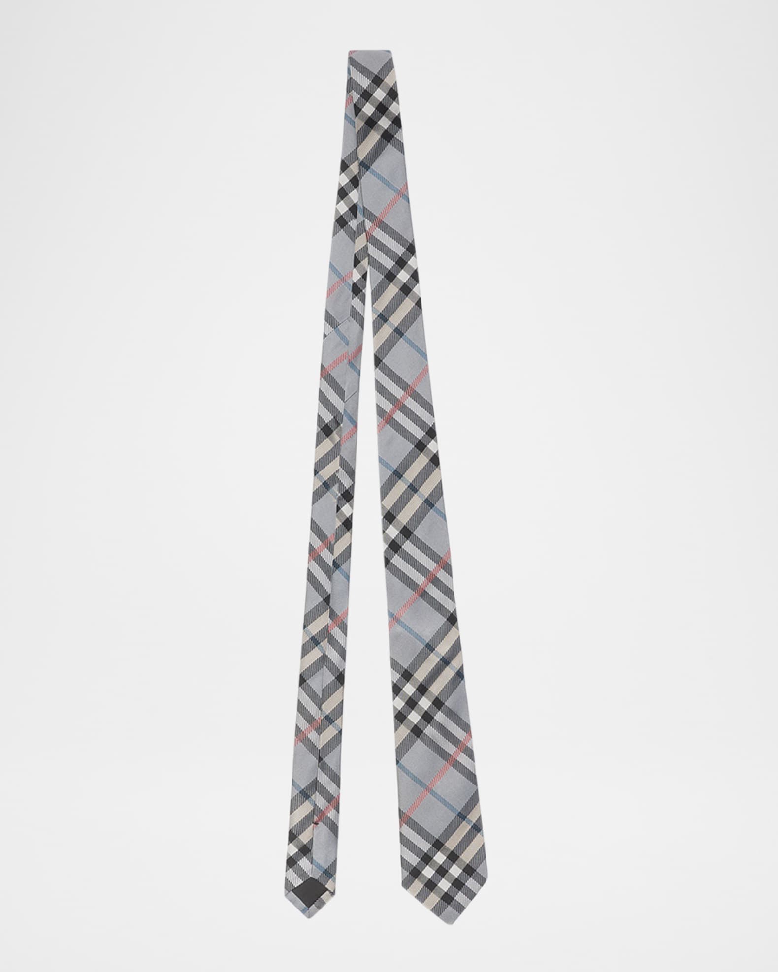Burberry fatter Check Silk Tie