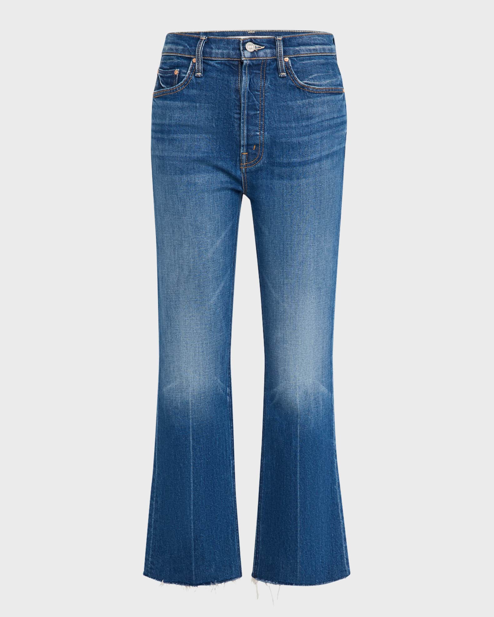 MOTHER The Tripper Ankle Fray Jeans | Neiman Marcus