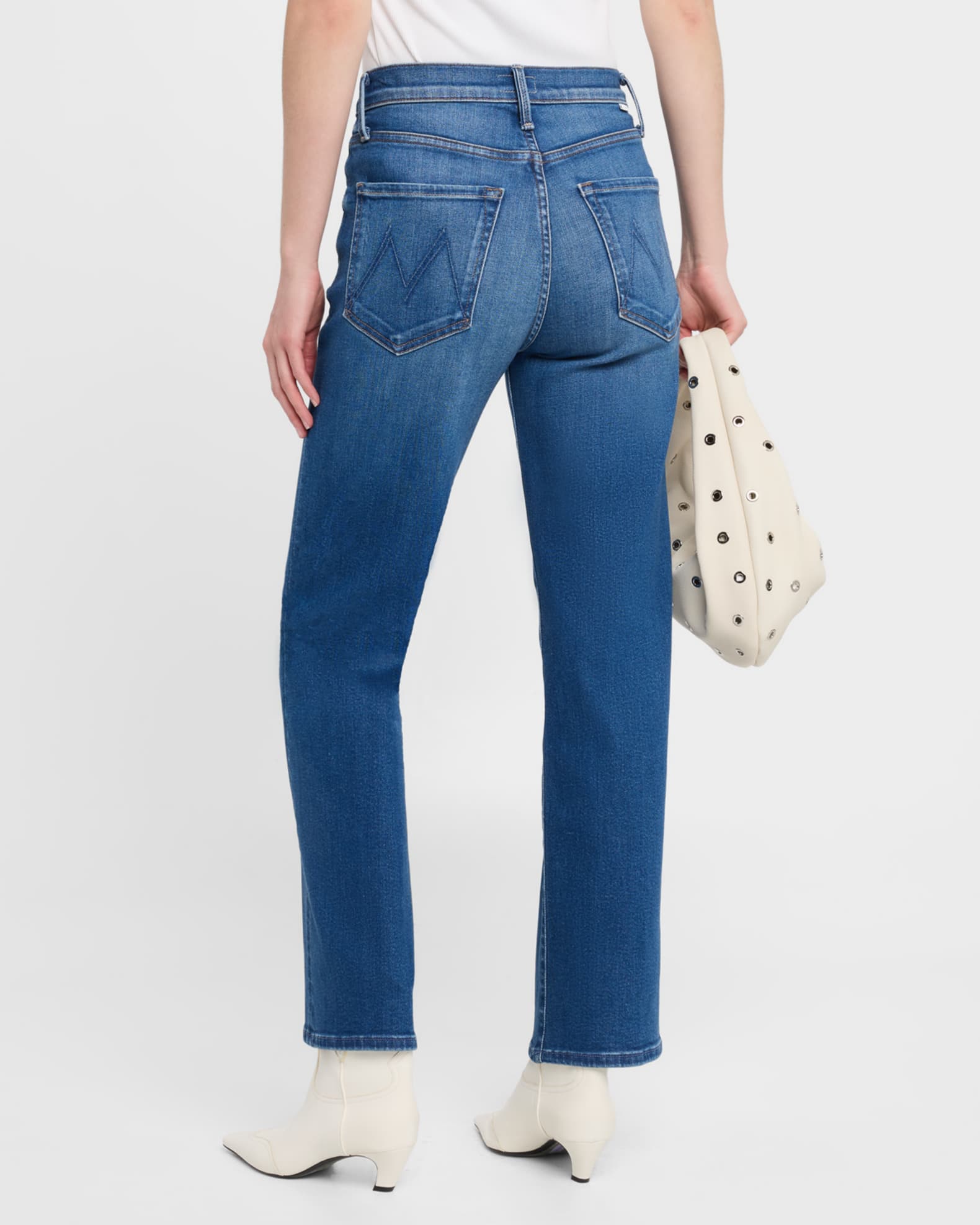 デニム・ジーパン MOTHER Women Denim Pants 10947 1296 THE RAMBLER ZIP HEELWCH The Rambler Zip Heel