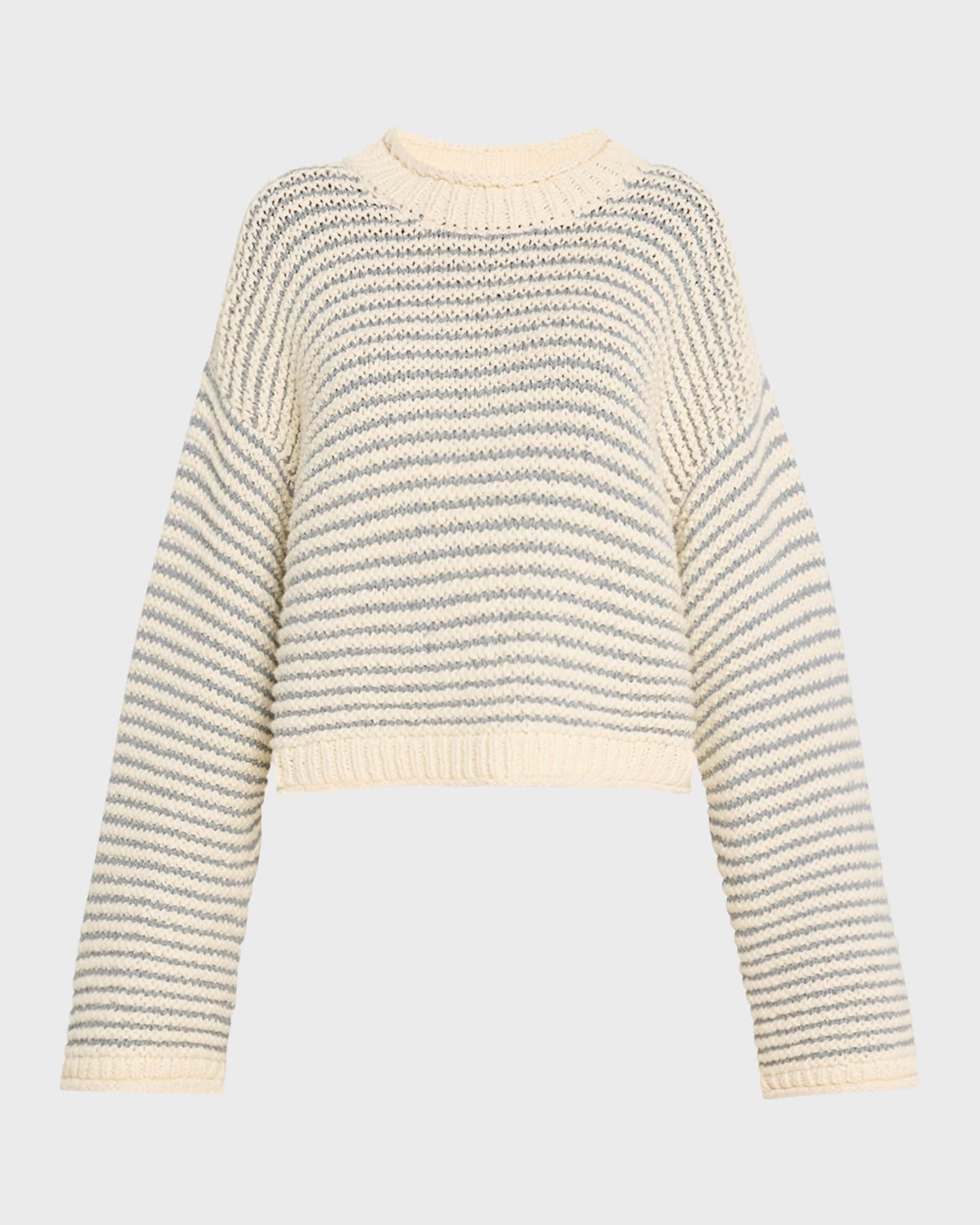 The Bell-Sleeve Jumper Roll Sweater 0