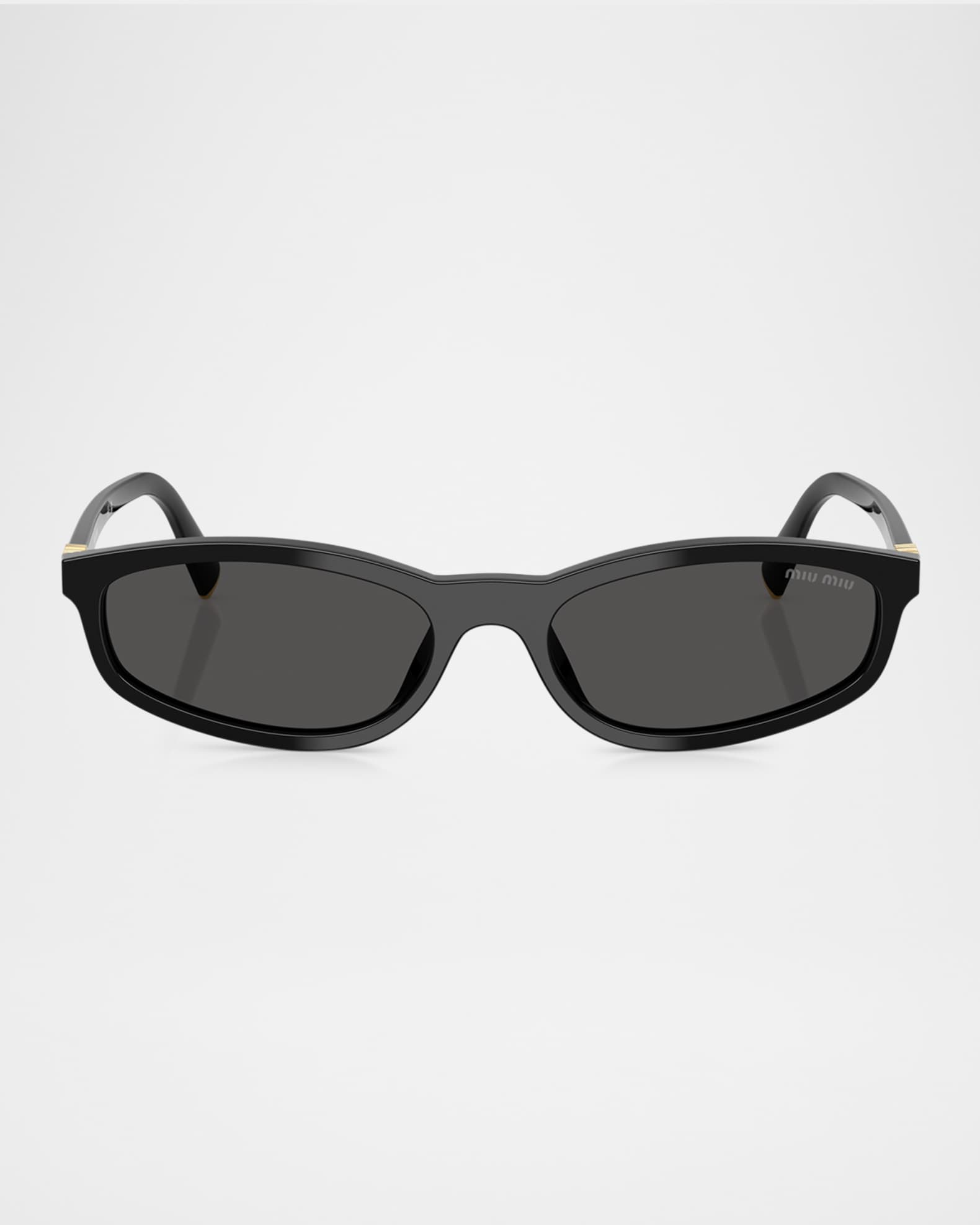 MU A06SF Oval Sunglasses 0