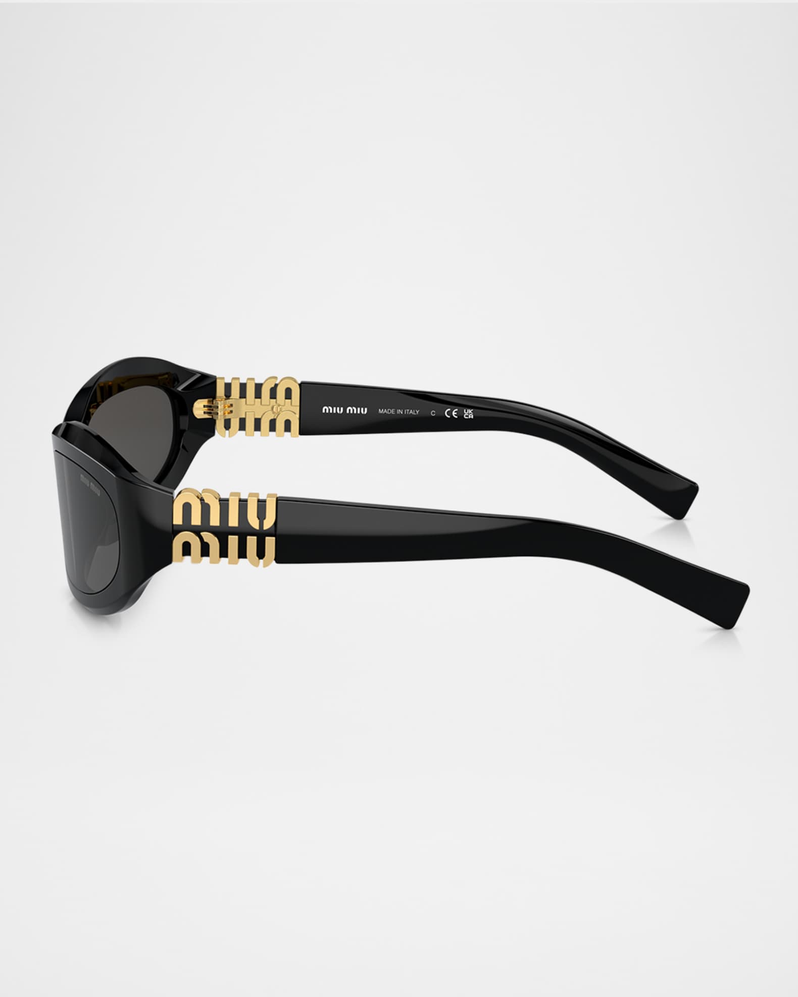 14ZSF Logo Oval Acetate Sunglasses 1