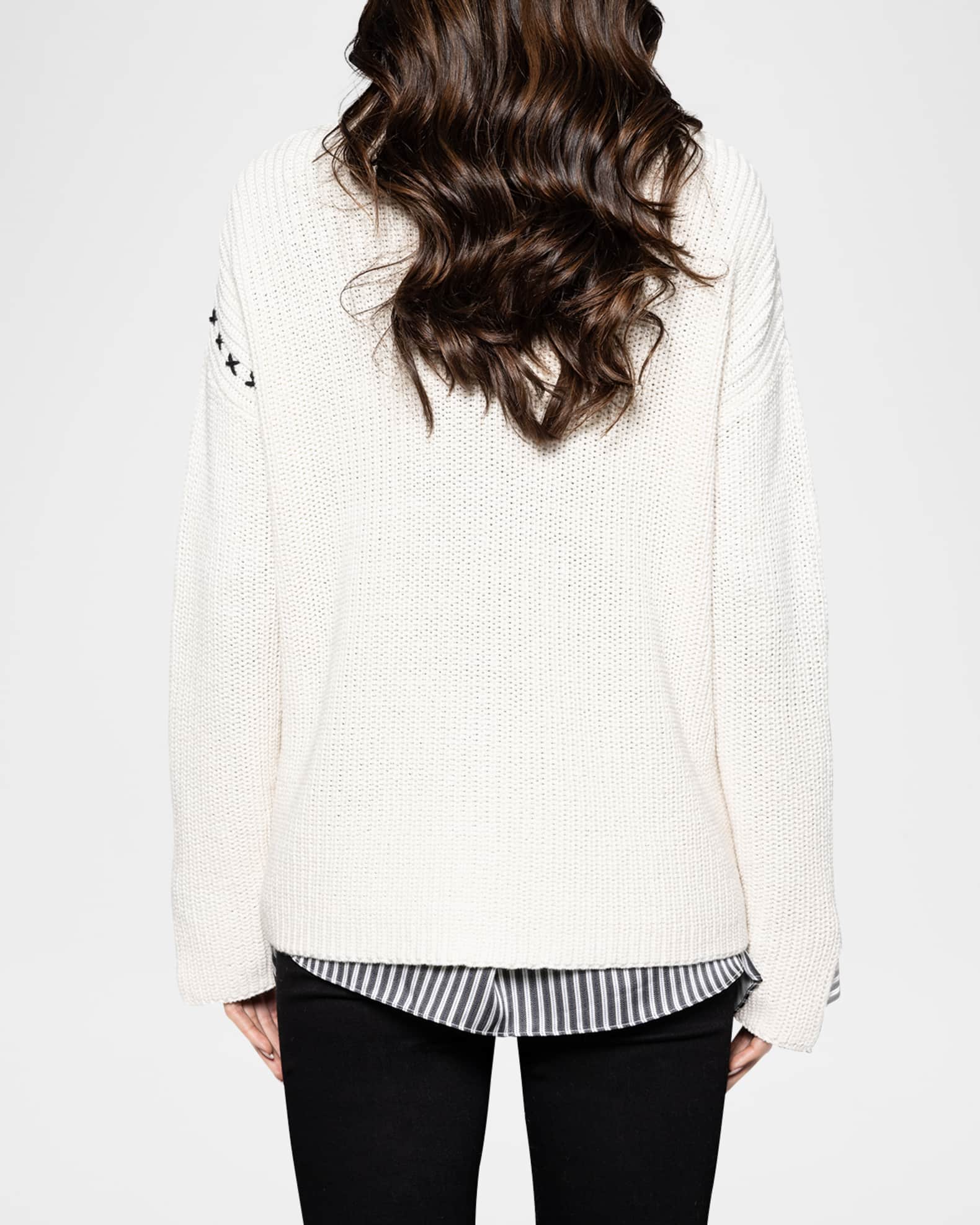 Make Your Mark Stitch Embellished Cardigan