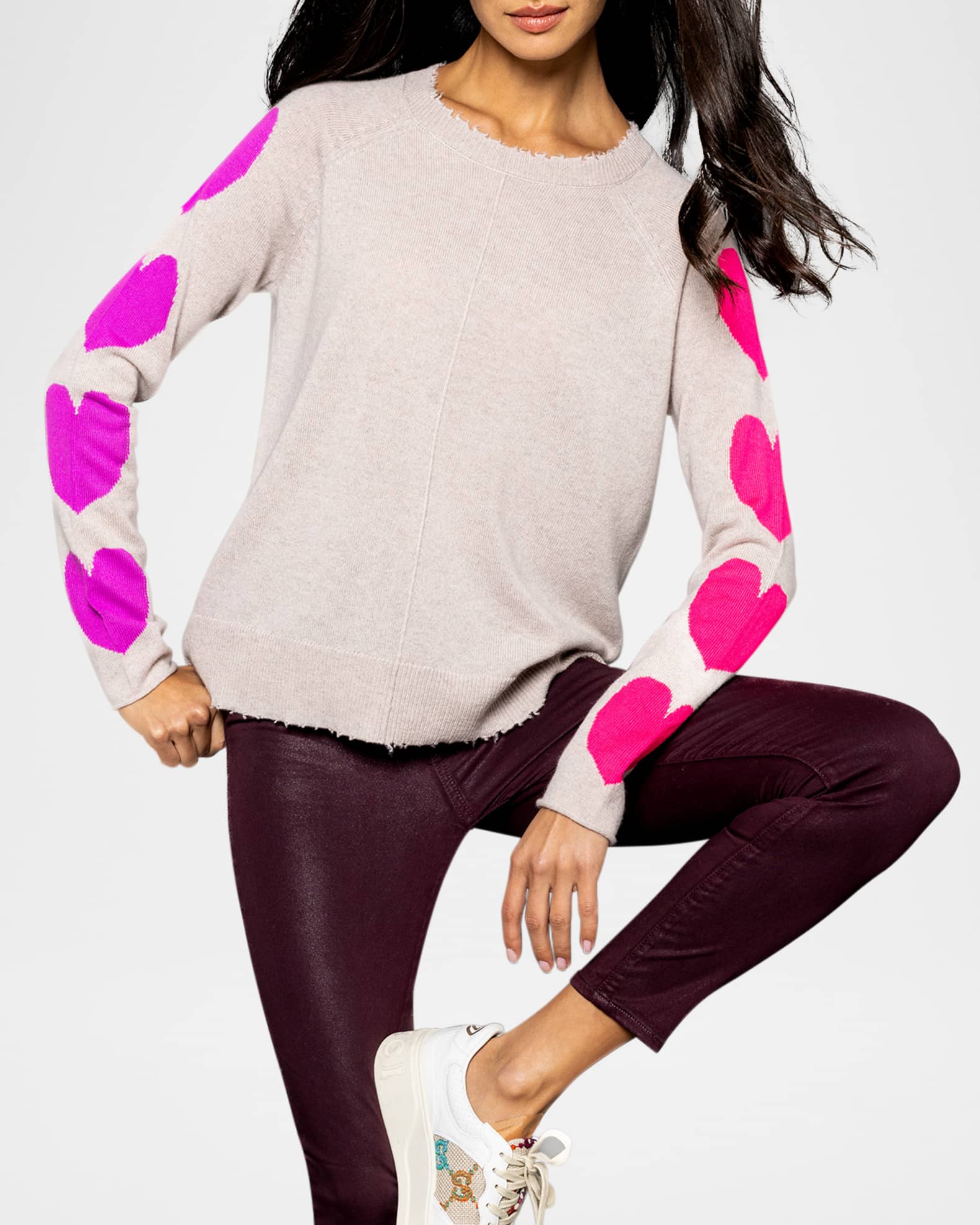 Heart Stealer Intarsia Cashmere Sweater