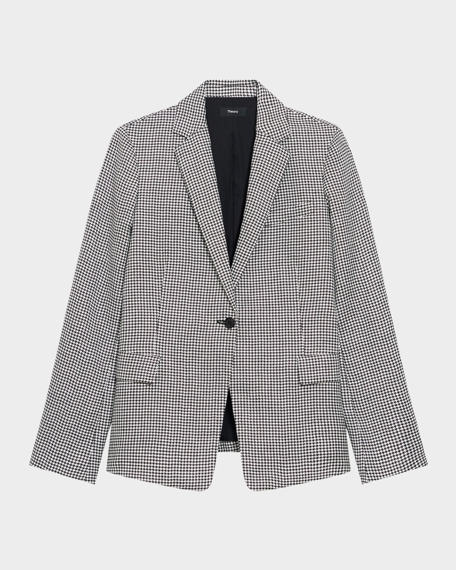 Theory houndstooth blazer hot sale