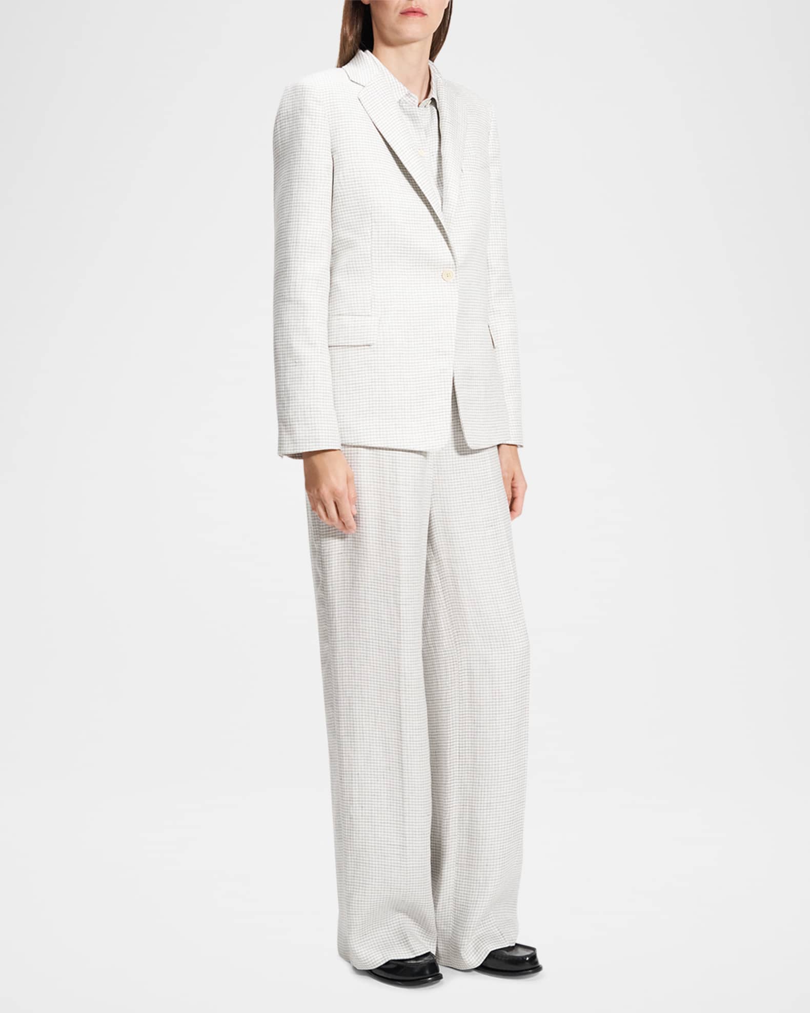 Houndstooth Slim-Fit Blazer 1