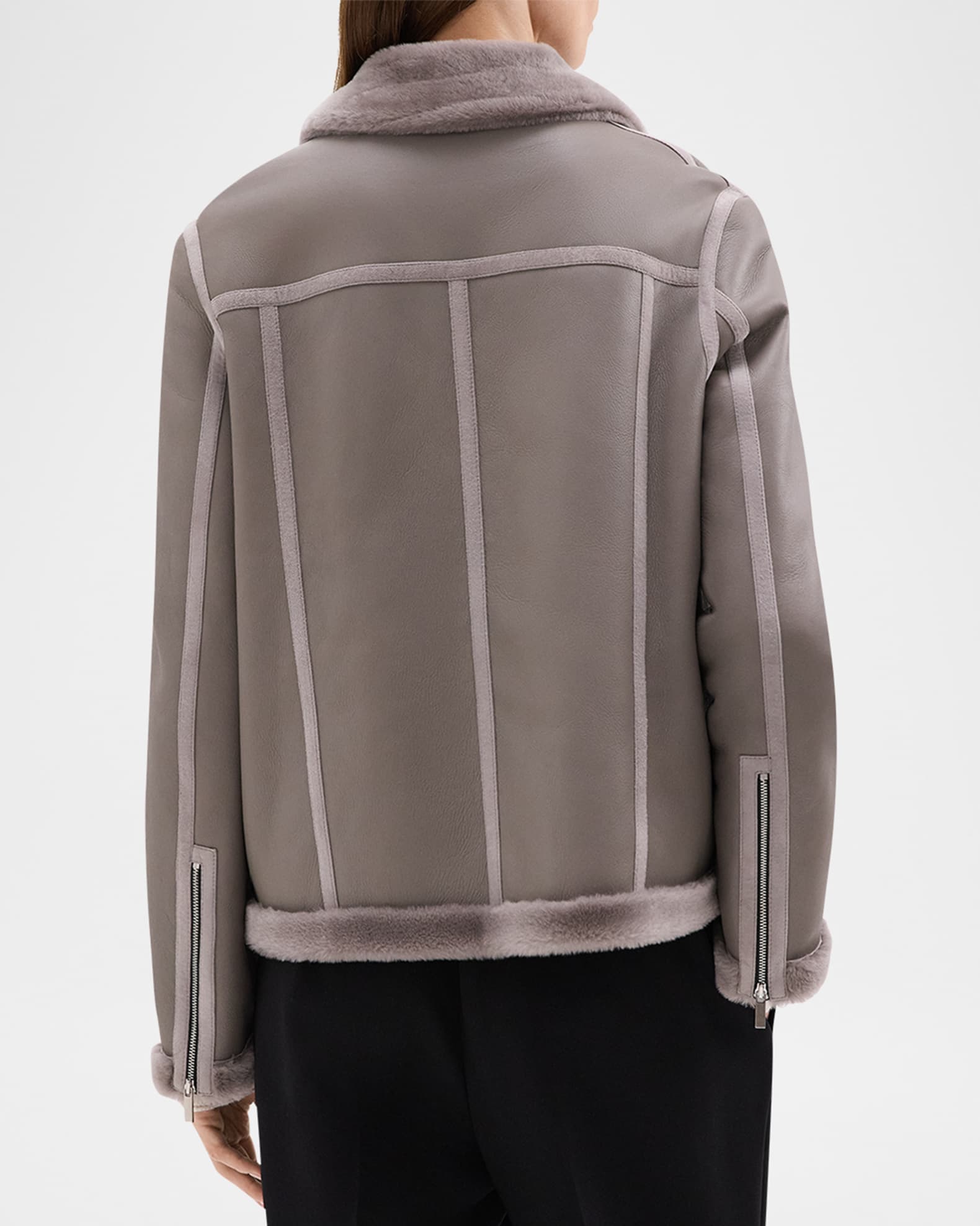 A Line Shearling Jacket