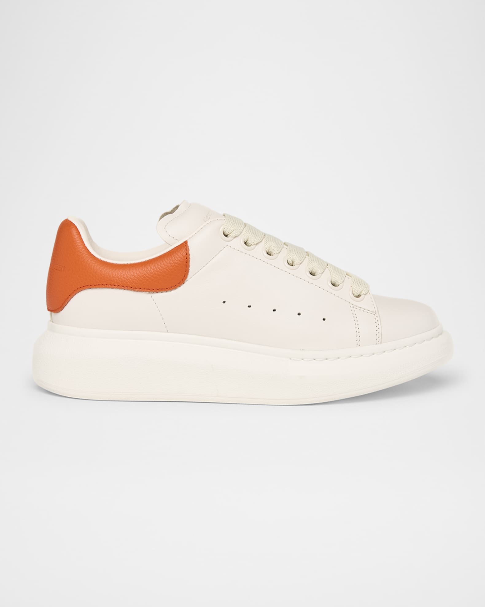 Orange and white alexander mcqueen's top